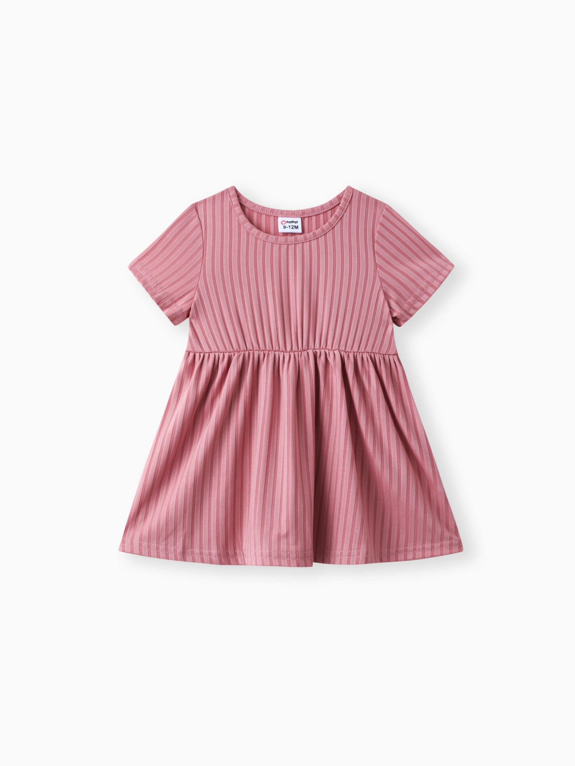 

Rabbit Short Sleeve Dress for Baby Girl - Soft and Comfy, 95% Polyester, 1 Piece