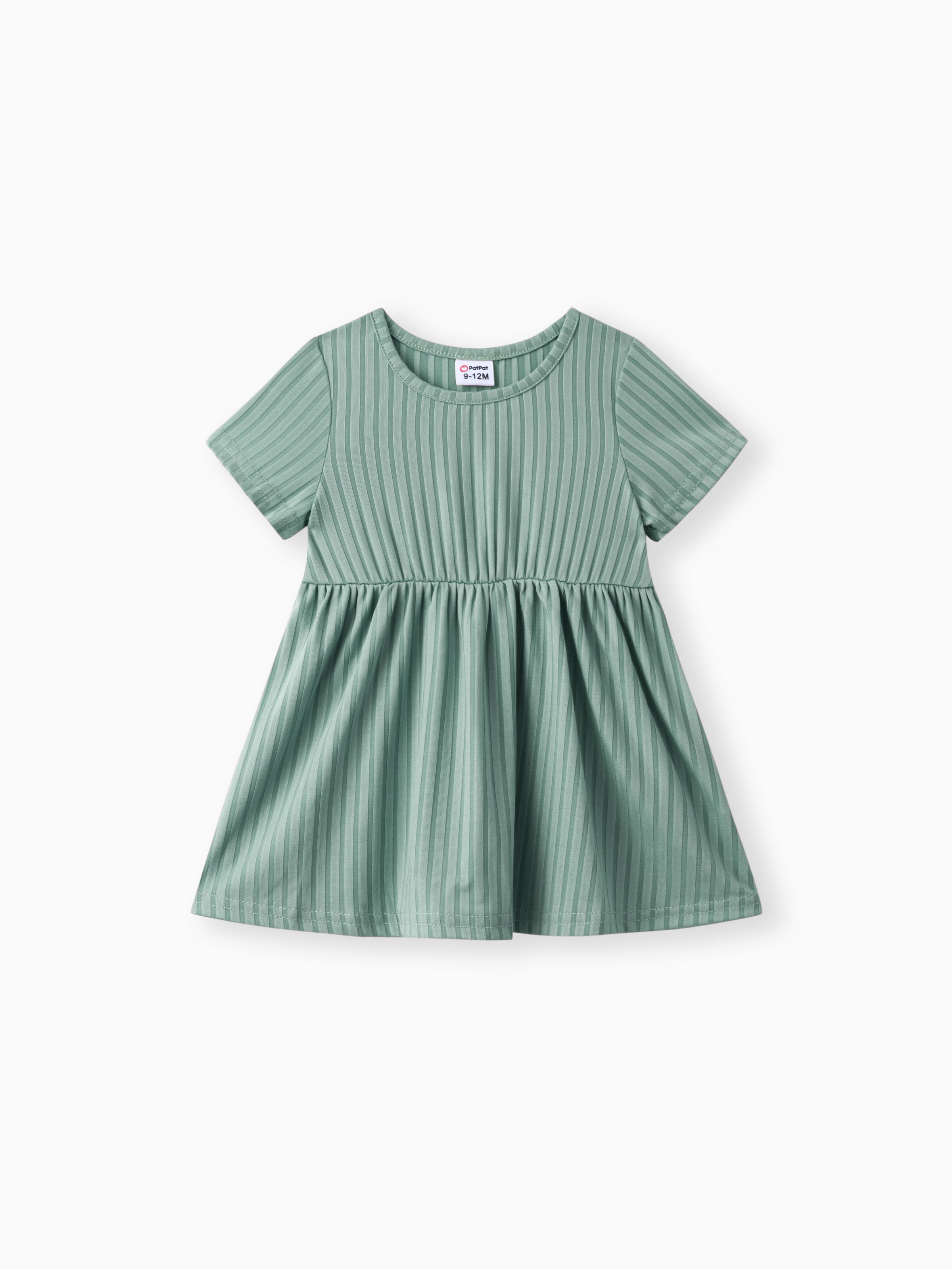 

Rabbit Short Sleeve Dress for Baby Girl - Soft and Comfy, 95% Polyester, 1 Piece