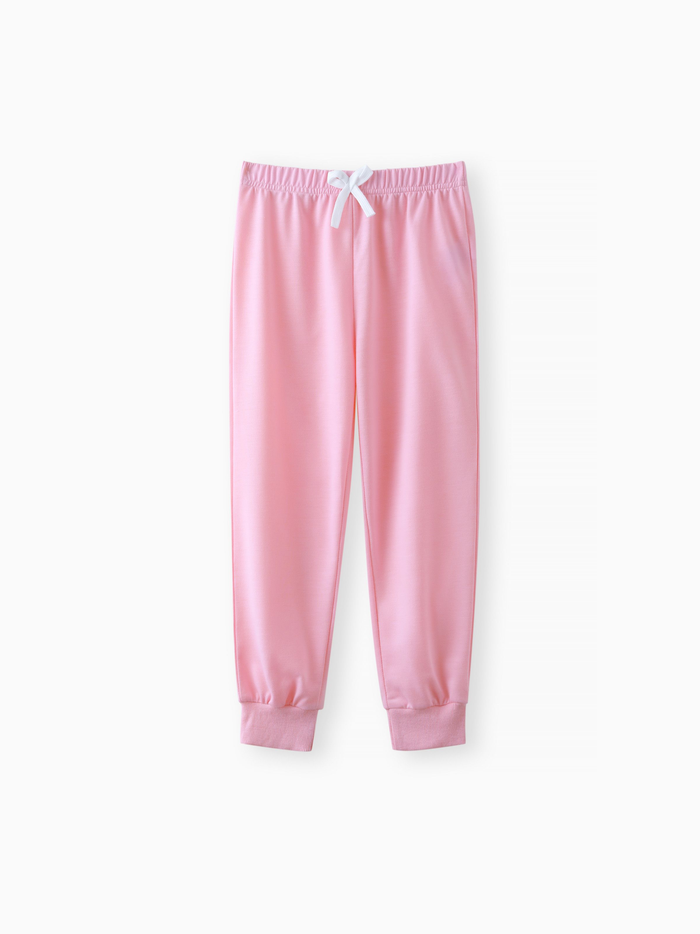 

Kid Boy/Kid Girl Solid Color Elasticized Pants