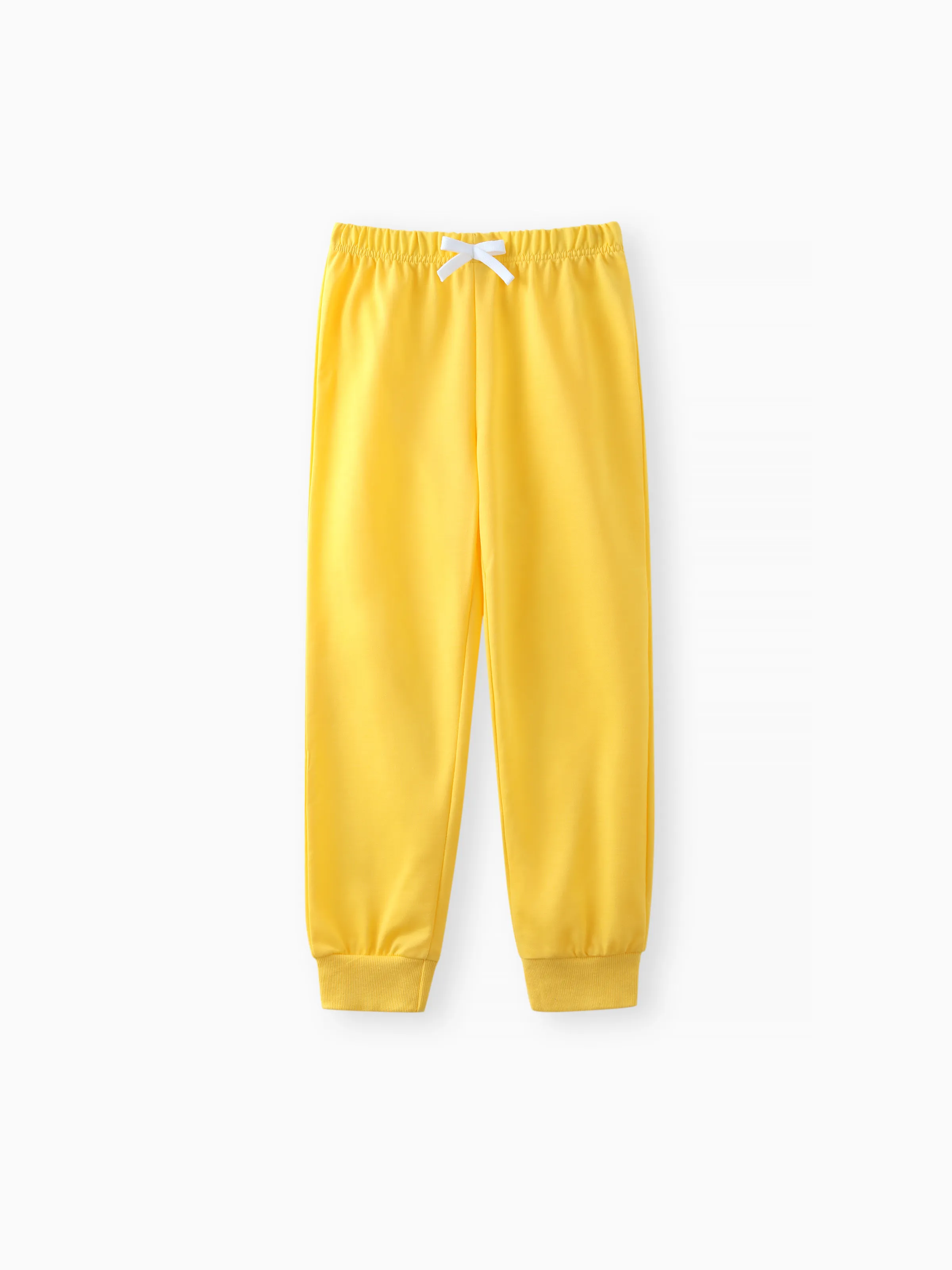 

Kid Boy/Kid Girl Solid Color Elasticized Pants