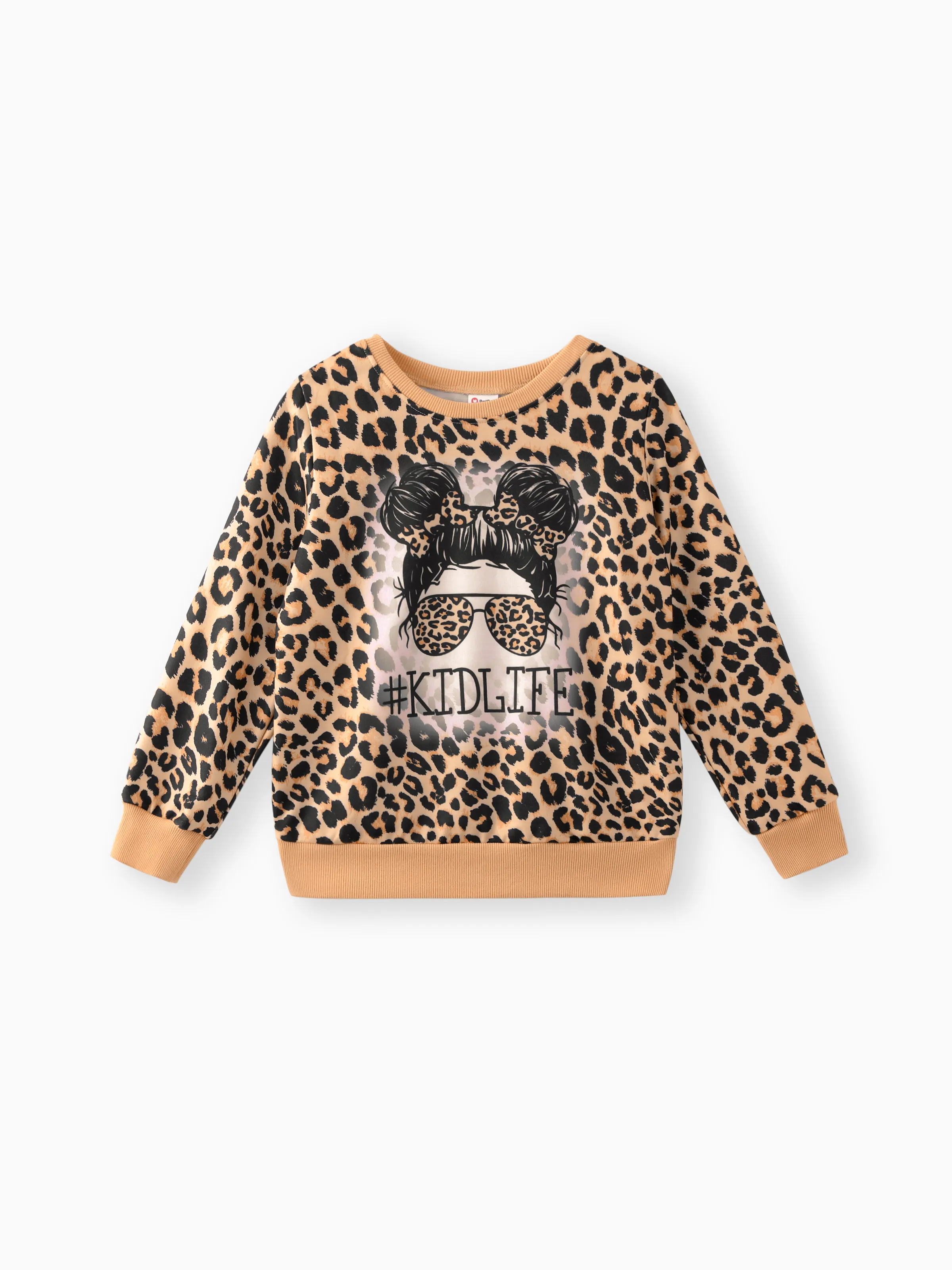 Chicos Chica Personajes Jerséi Sudadera Café