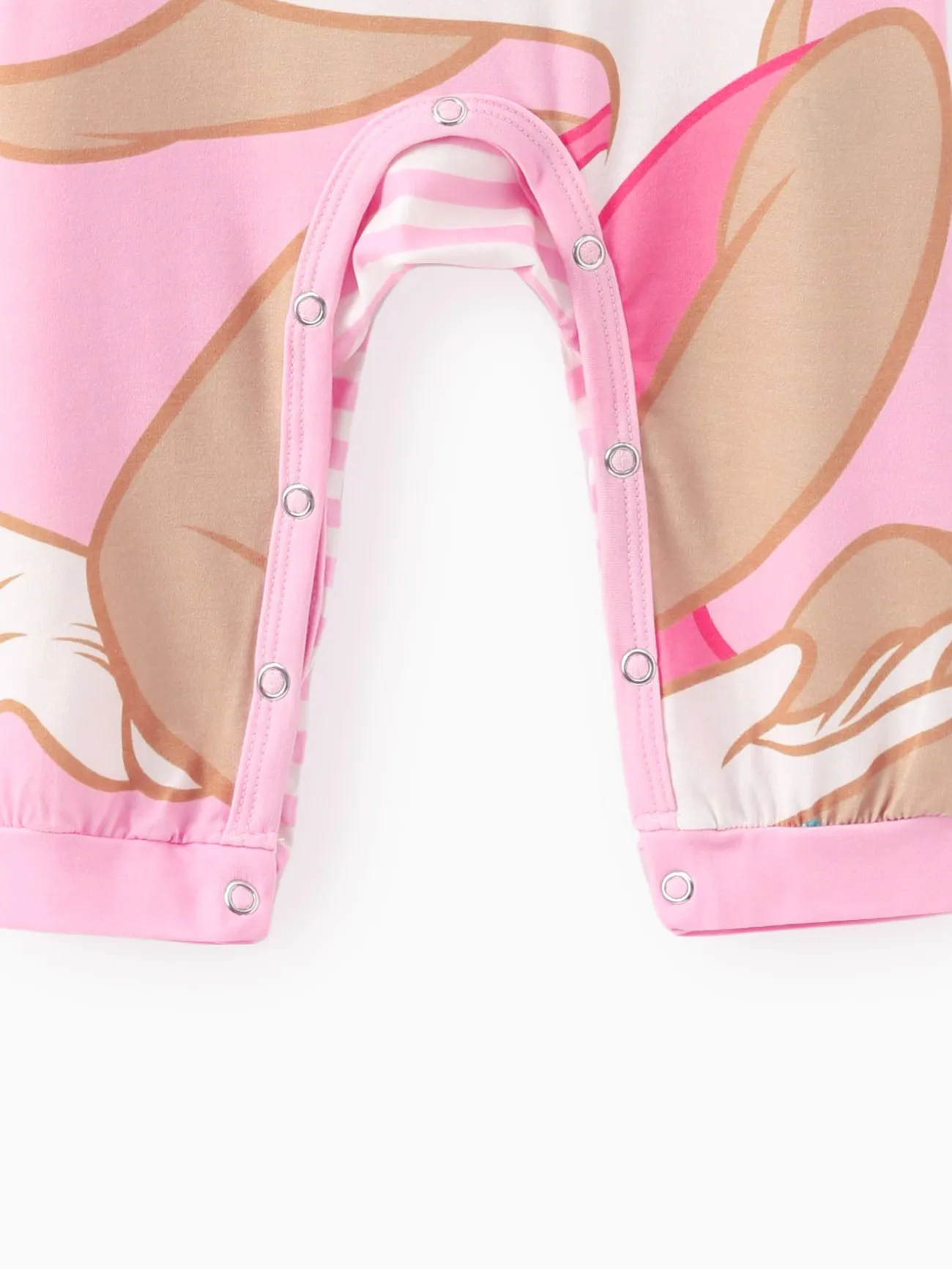 roséblanc - looney tunes combinaison naia™ rayée à manches longues pour bébé garçon/fille - image 6