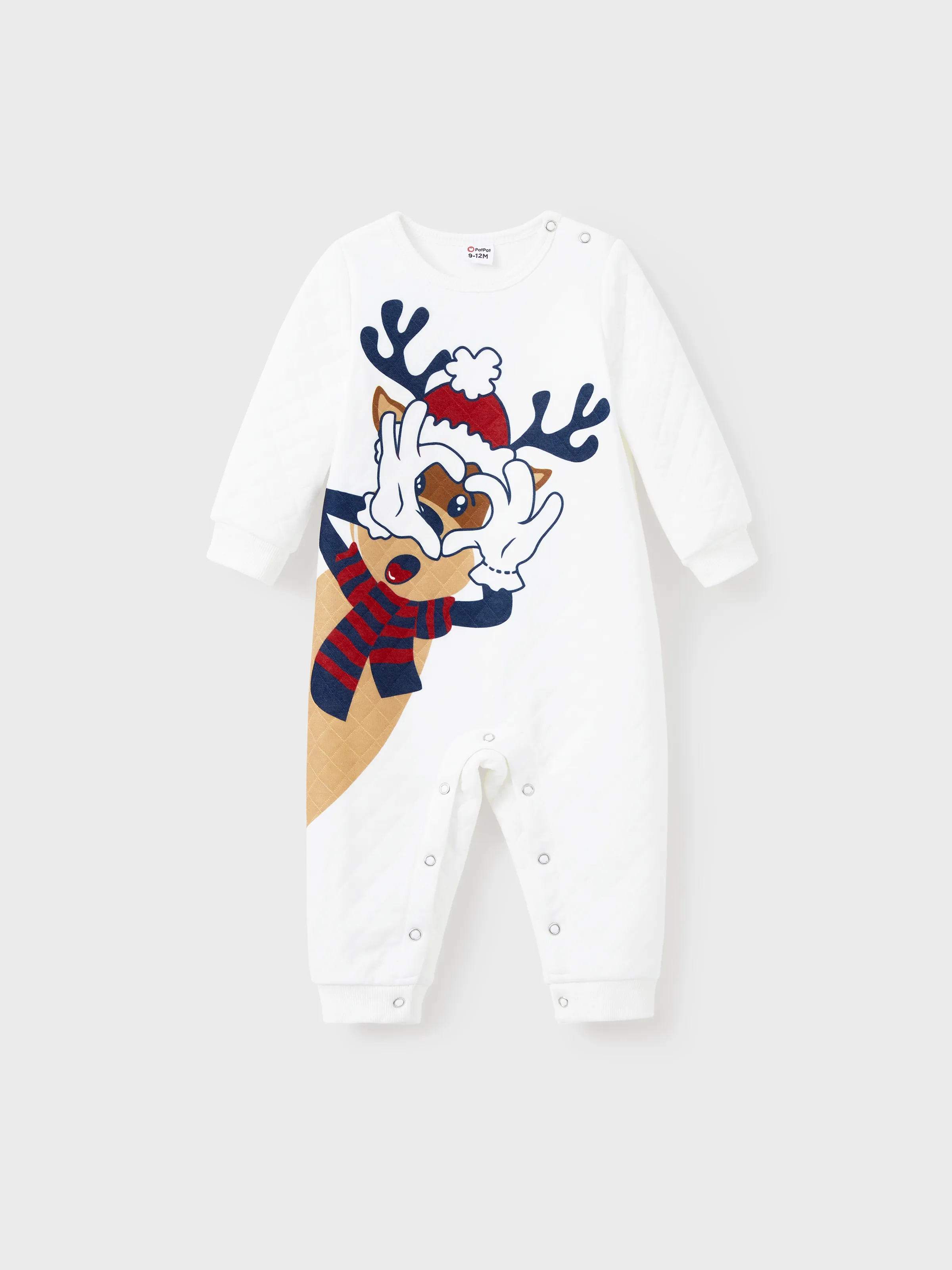 

Christmas Family Matching Fun Quirky Reindeer Graphic Tops