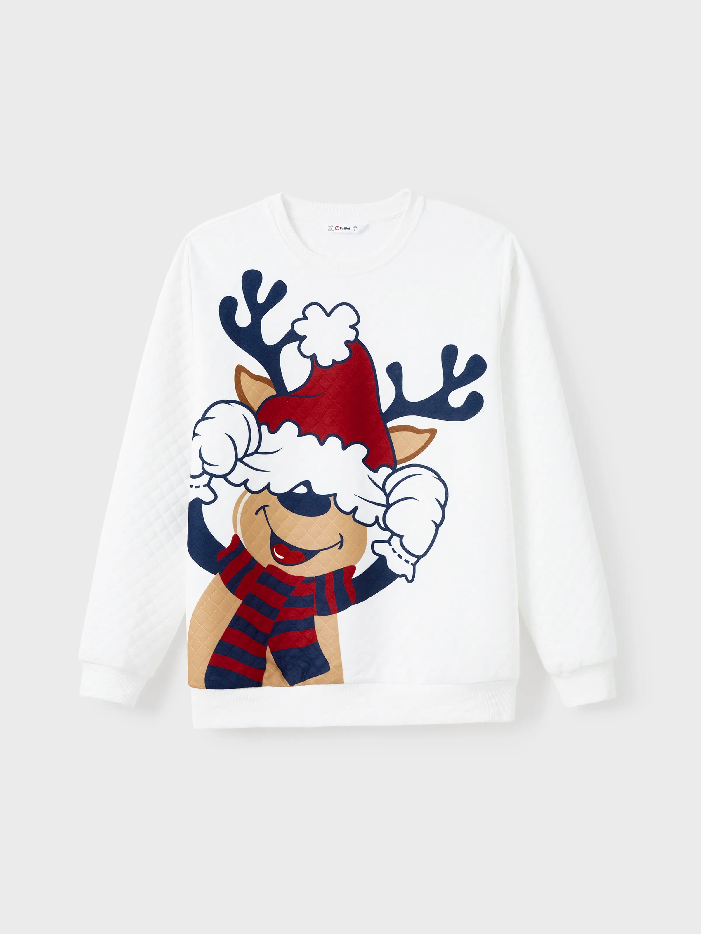 

Christmas Family Matching Fun Quirky Reindeer Graphic Tops