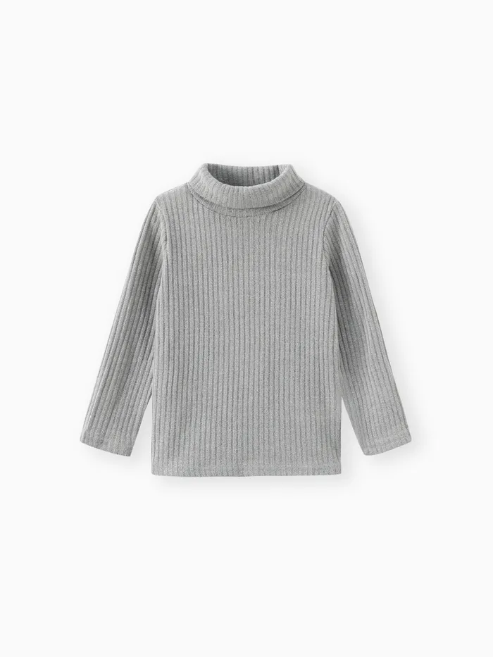 Toddler Boy/Girl Turtleneck Textured Tee