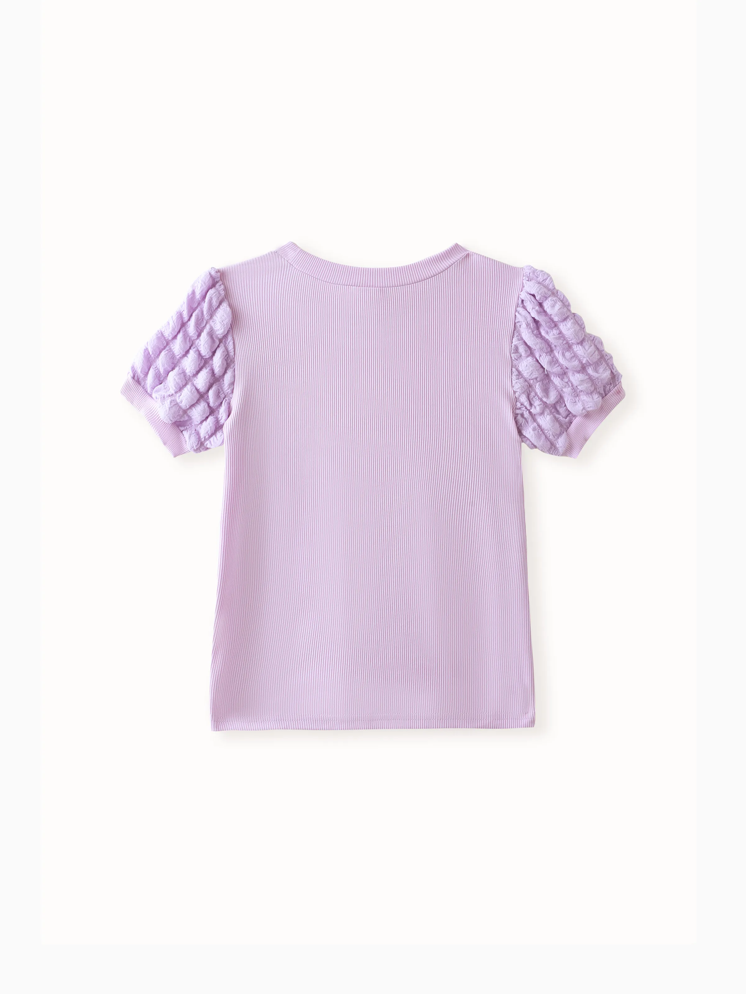 

Kid Girl Textured Puff Sleeve Top