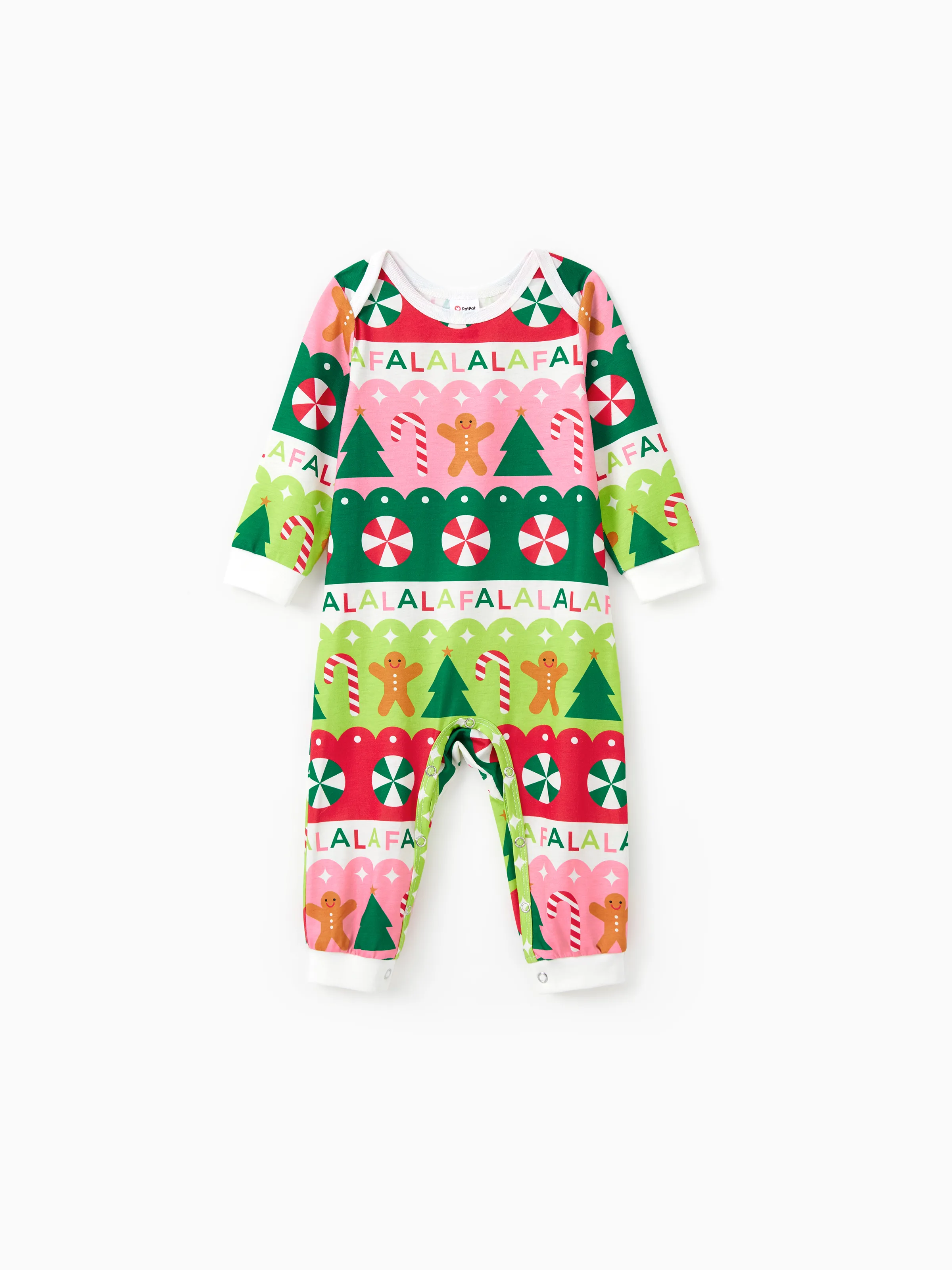 

Christmas Family Matching Vibrant Colorful Allover Pattern Onesies Pajamas Sets with Drawstring and Pockets ( Flame Resistant )