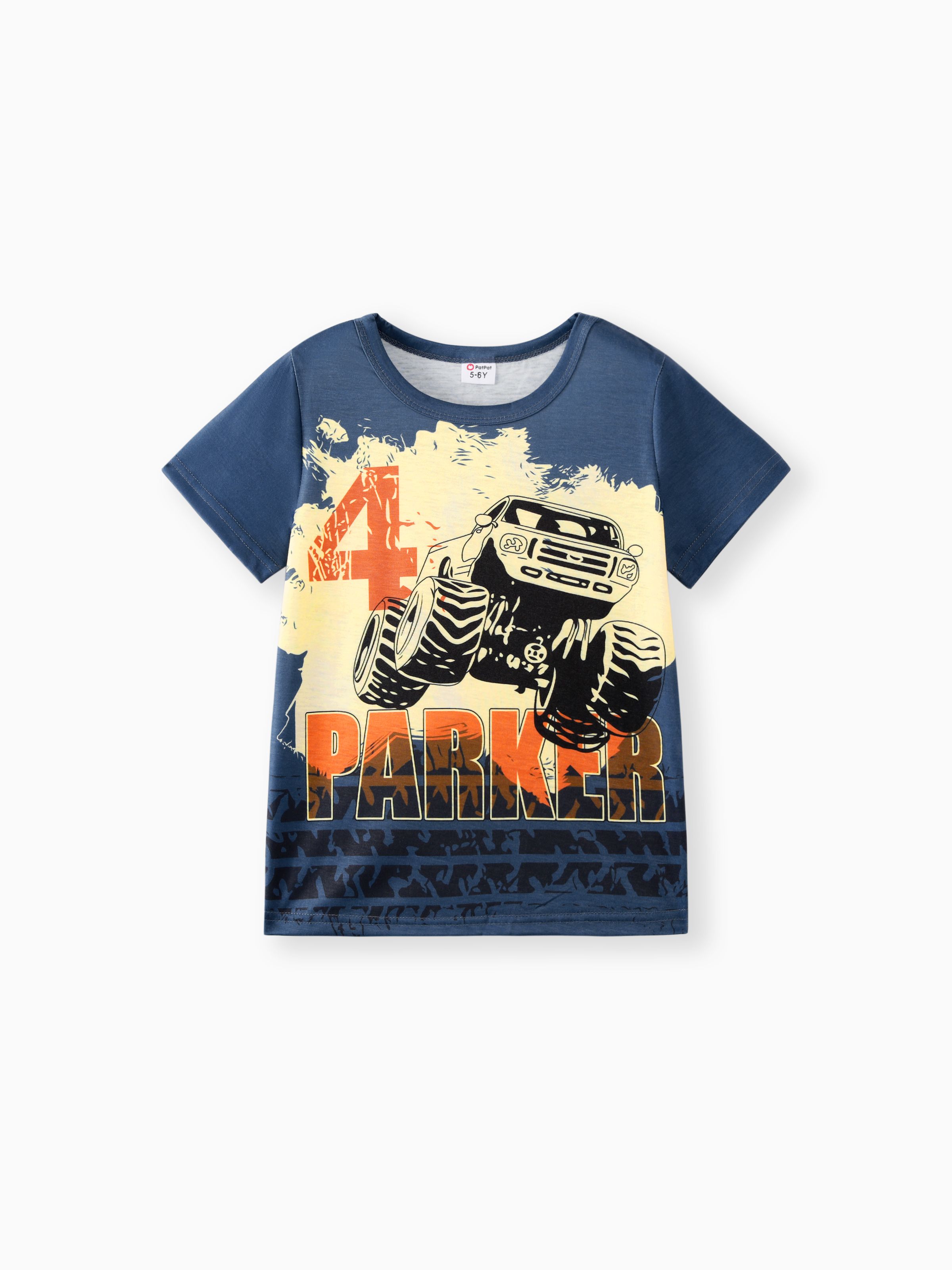 

Kid Boy Car Print Short-sleeve Tee