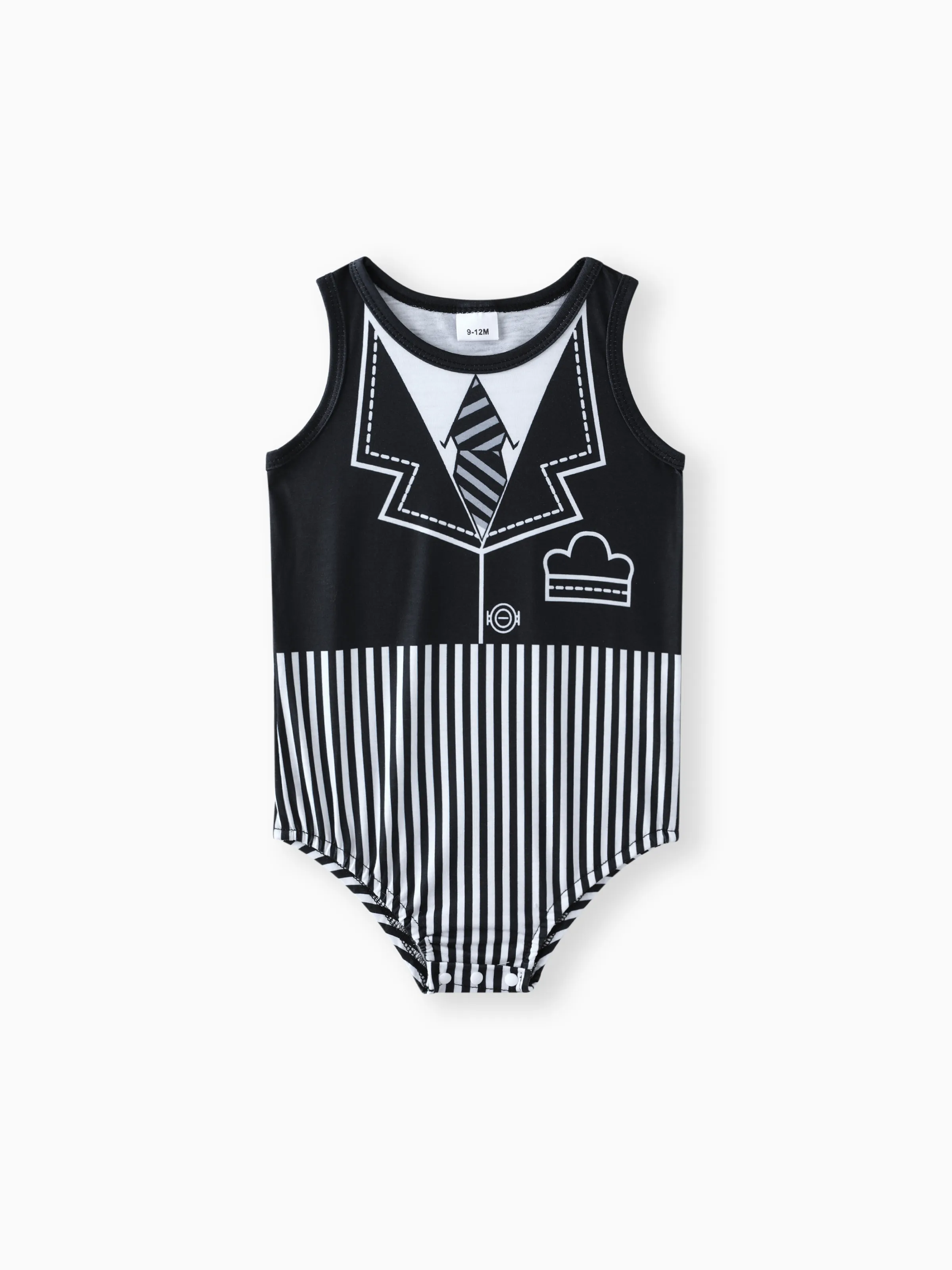 

Baby Boy 1pcs Basic Sleeveless Romper, Soft Polyester Material, Colorfast and Durable