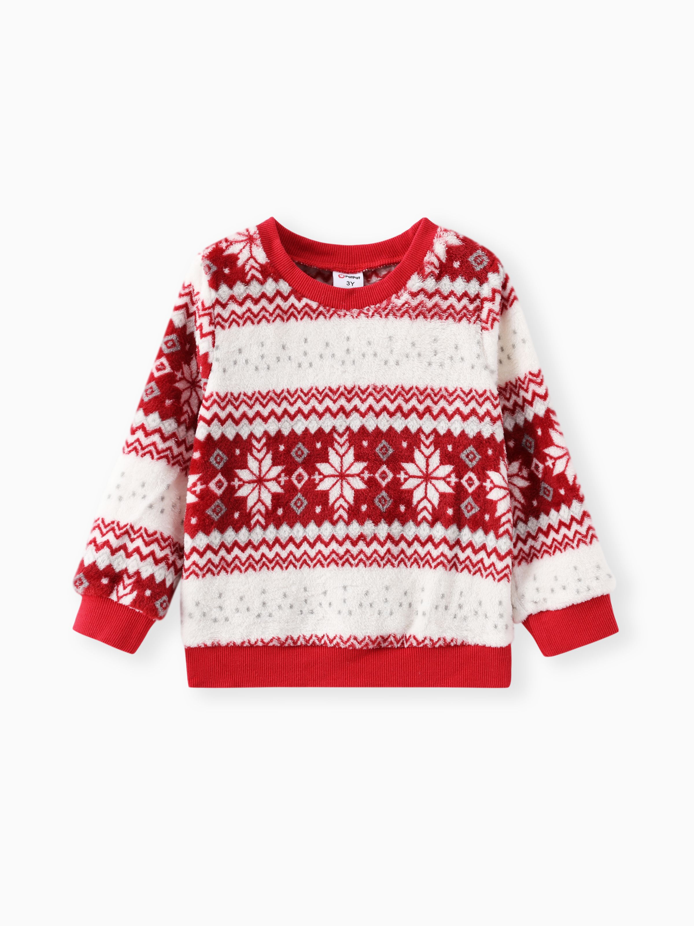 

Christmas Toddler Boy/Girl Snowflake Sweatshirt