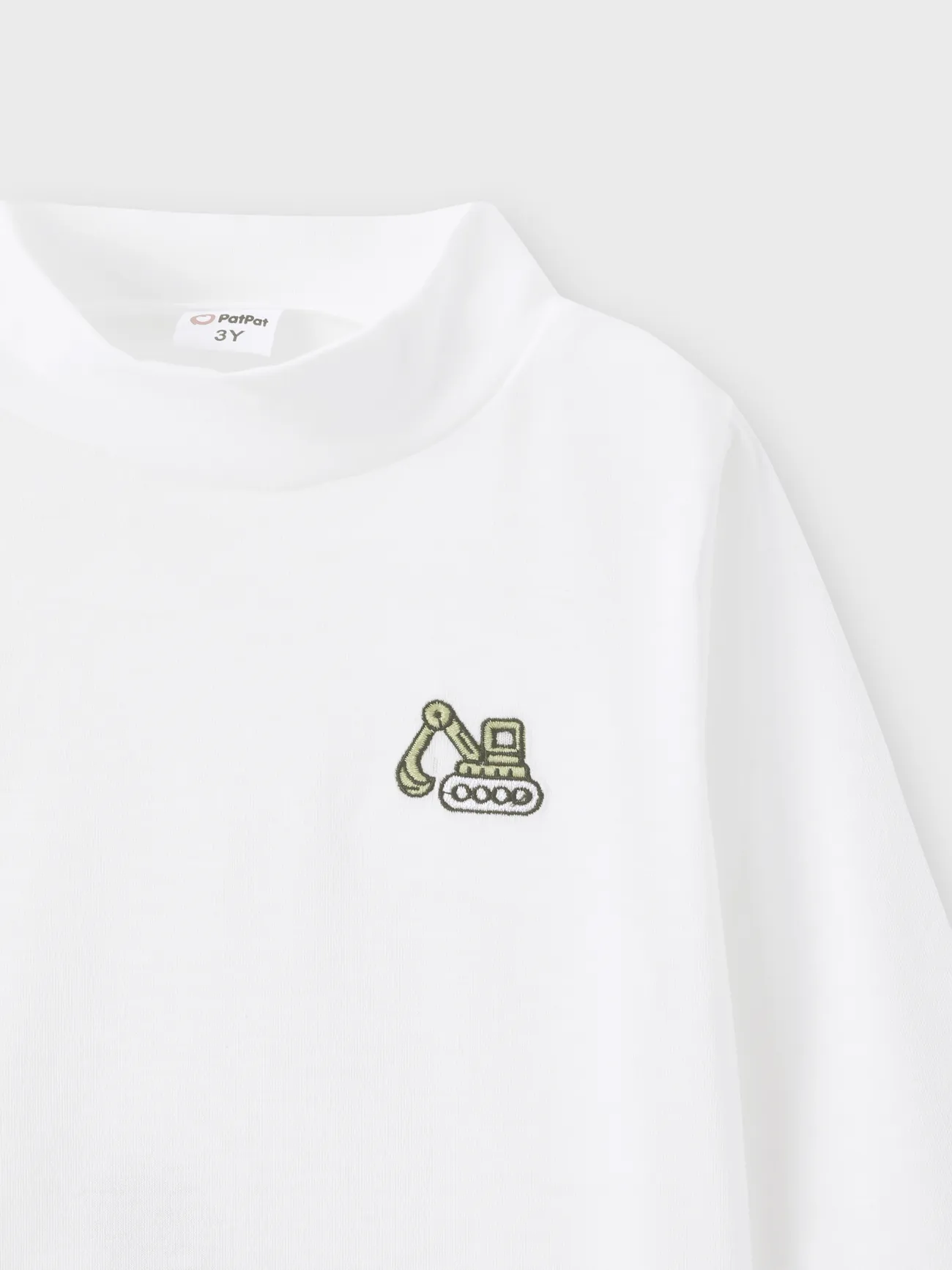 Blanc - Enfant en bas âge Garçon Décontracté Manches longues T-Shirt - image 5