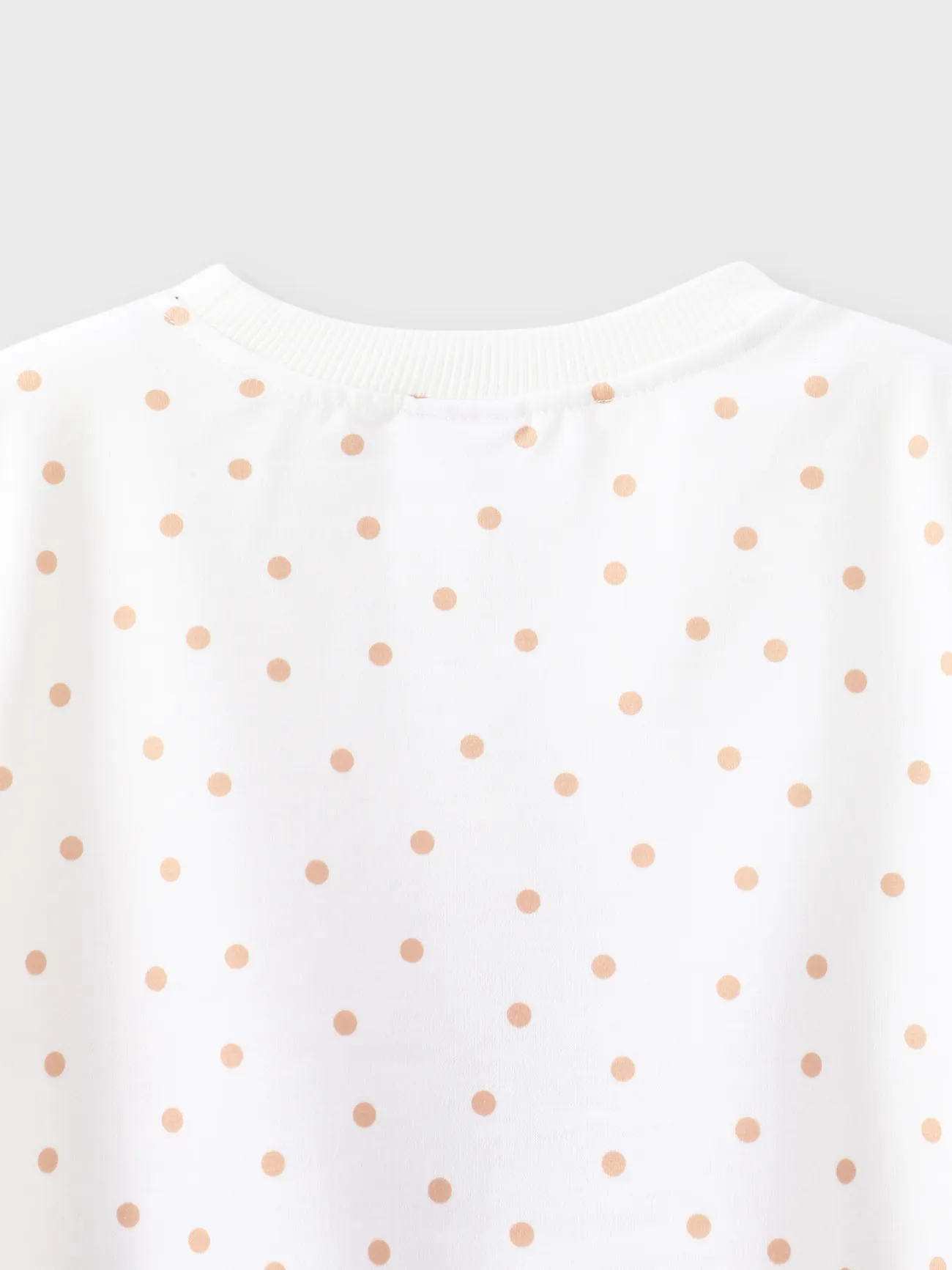 White - Toddler Girl Bear Style Childlike Sweatshirt - image 6