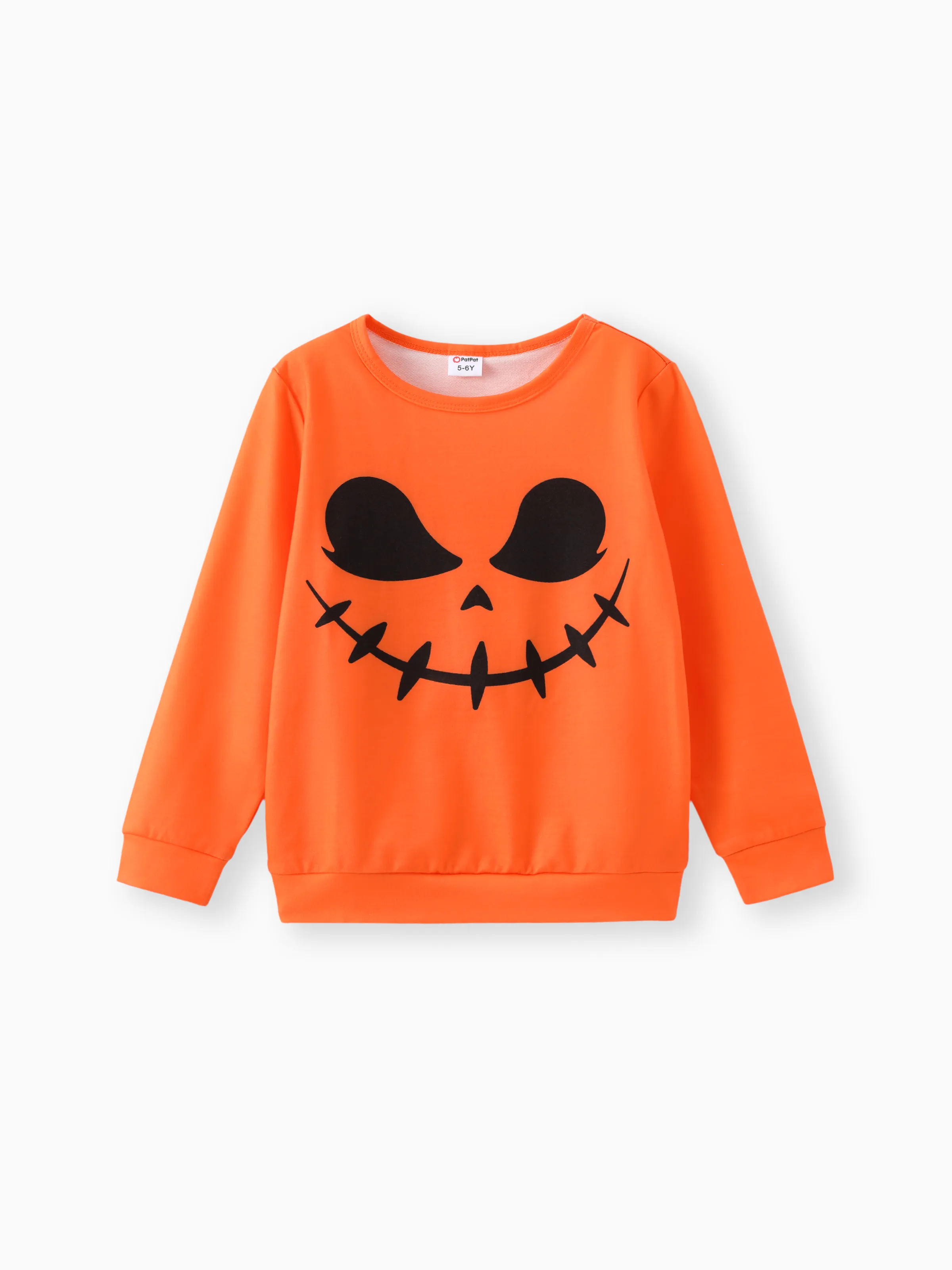 niño niño sudadera con estampado gráfico de halloween