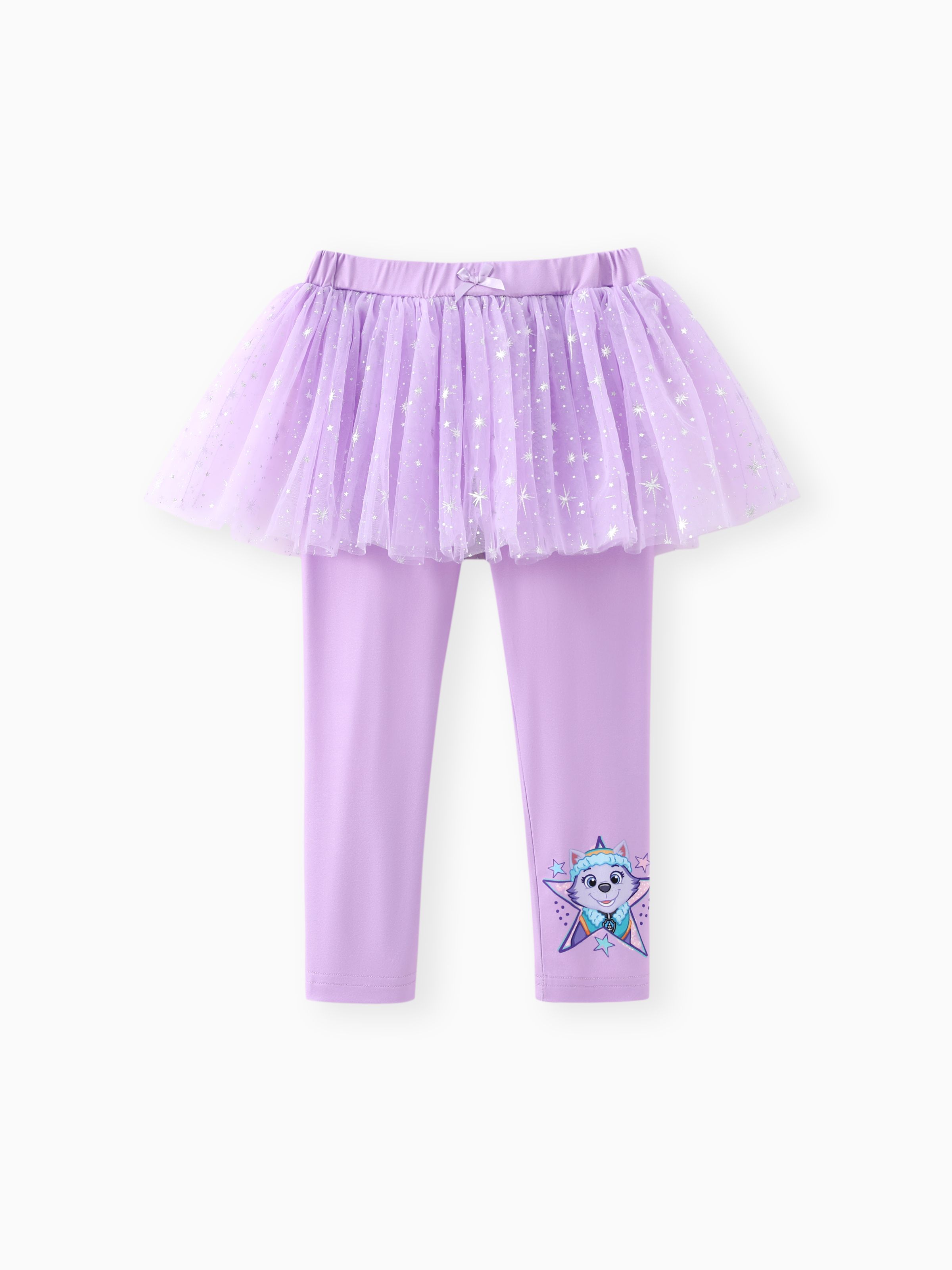 

Paw Patrol Toddler Girls 1pc Shinny Star Print Tulle Skirt Leggings