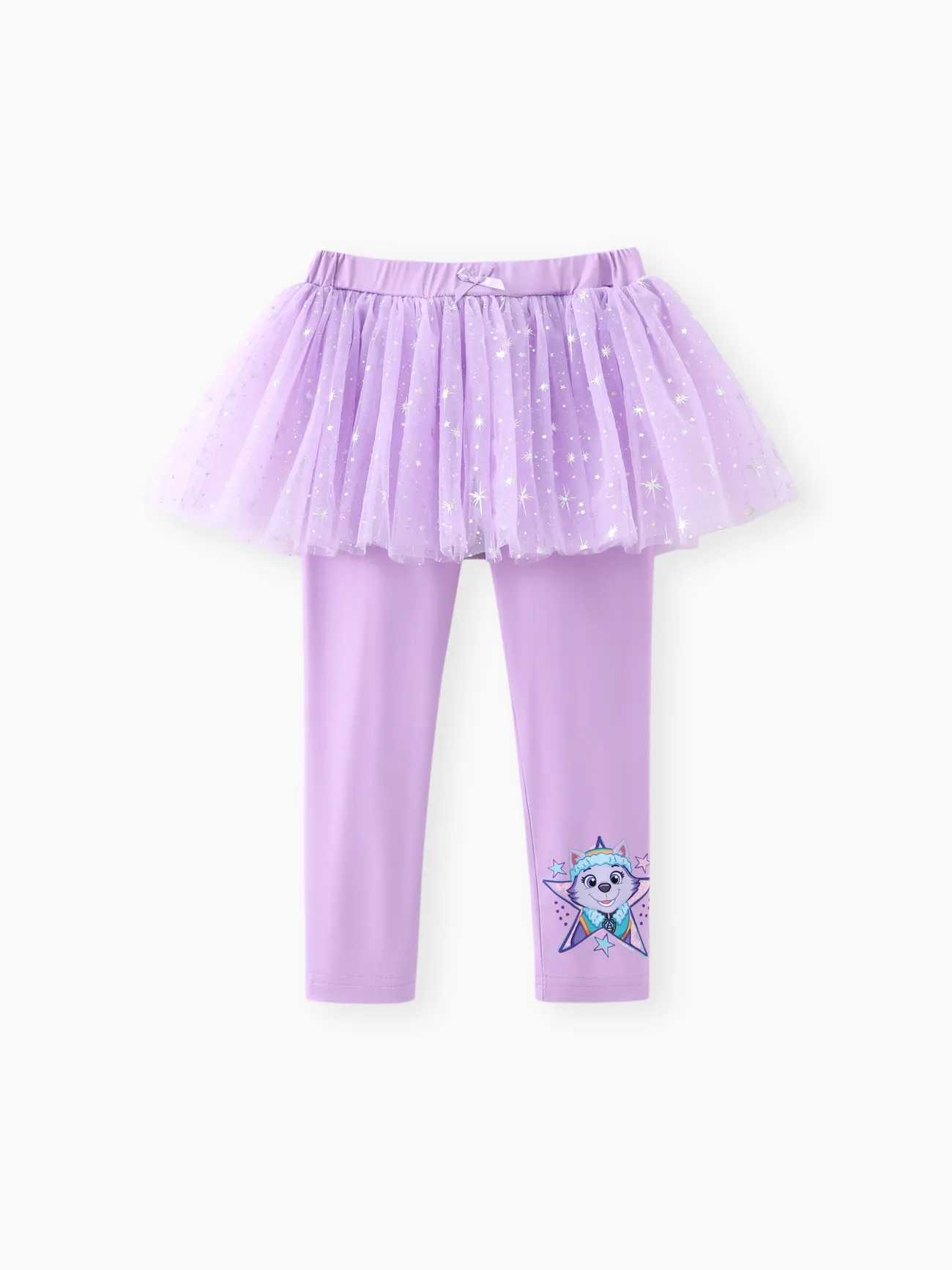 

Paw Patrol Toddler Girls 1pc Shinny Star Print Tulle Skirt Leggings