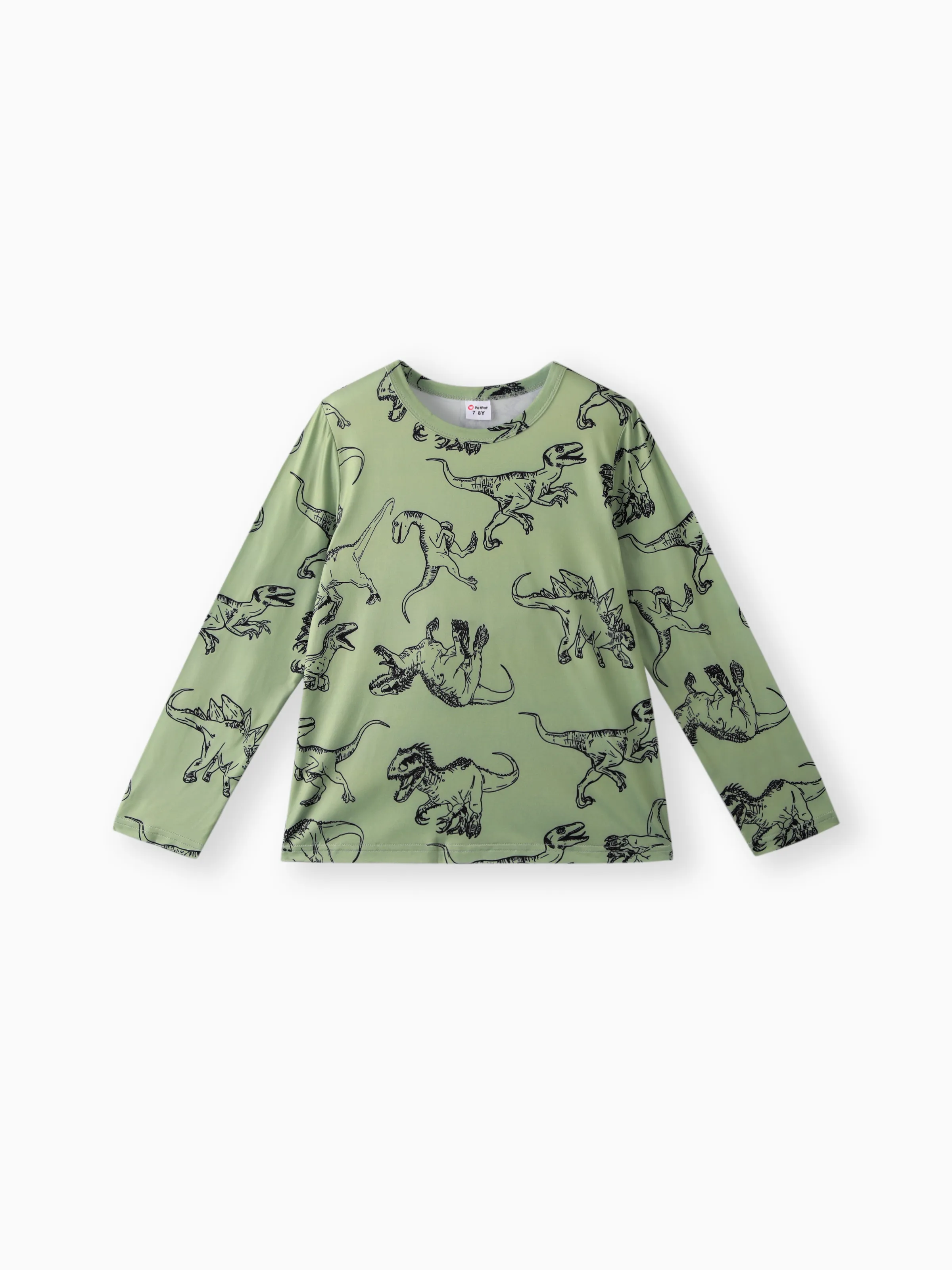 

Kid Boy Dinosaur Print Long-sleeve Tee