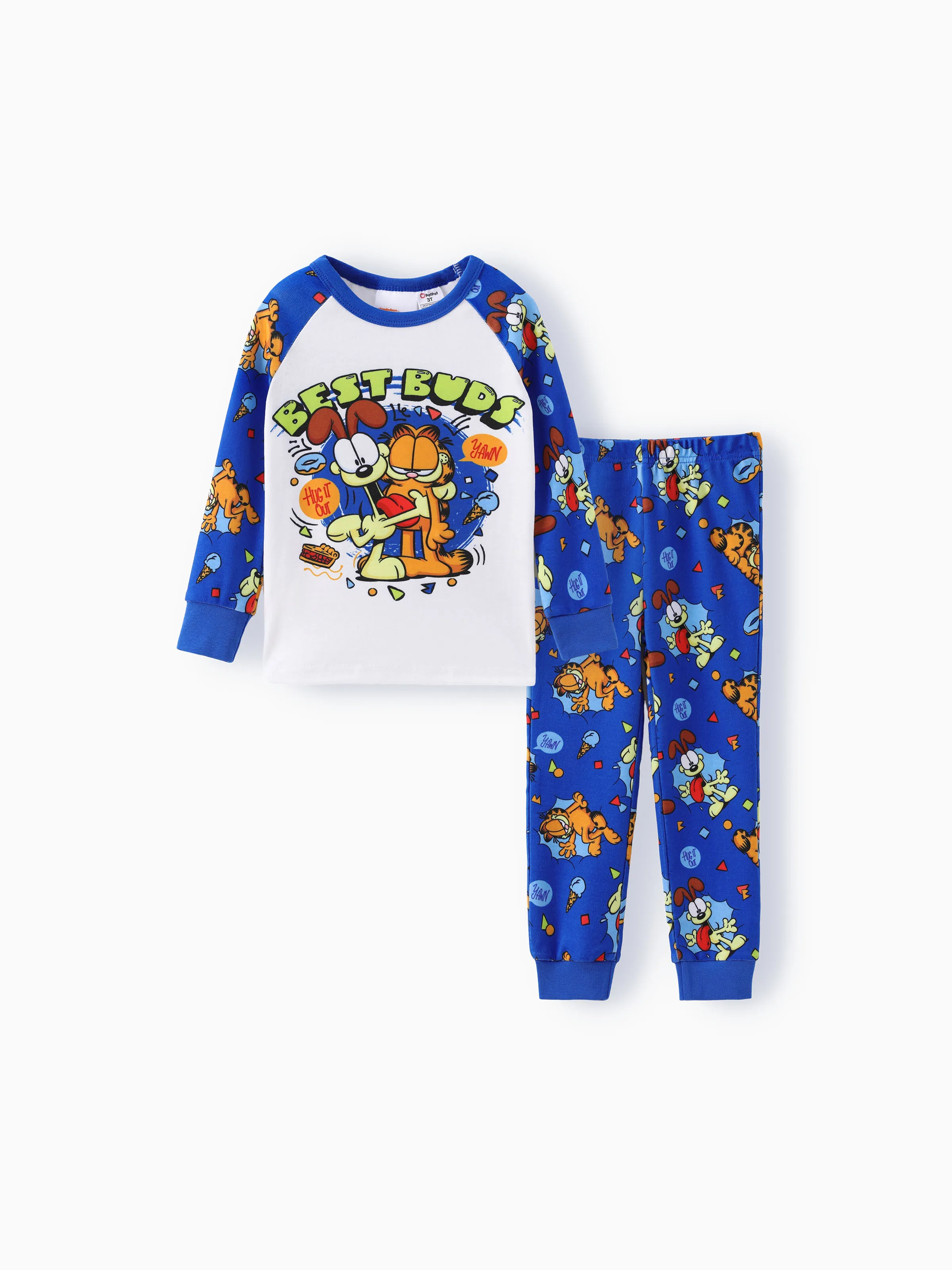 

Garfield Toddler Boy/Girl 2pcs All-over Print Snug-Fitting Pajamas Set