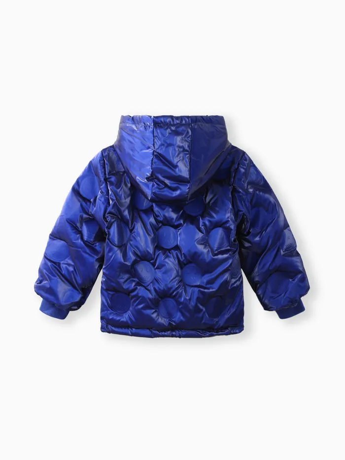  Kid Boy/Kid Girl Hooded Metallic Puffer Jacket