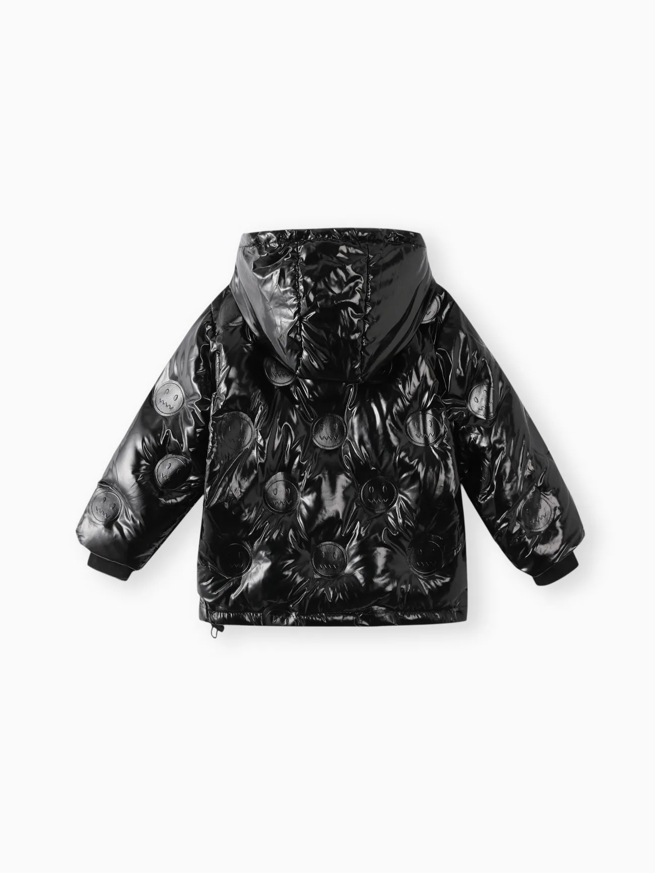 Noir - Kid Boy/Kid Girl Veste à capuche en coton métallisé - image 2