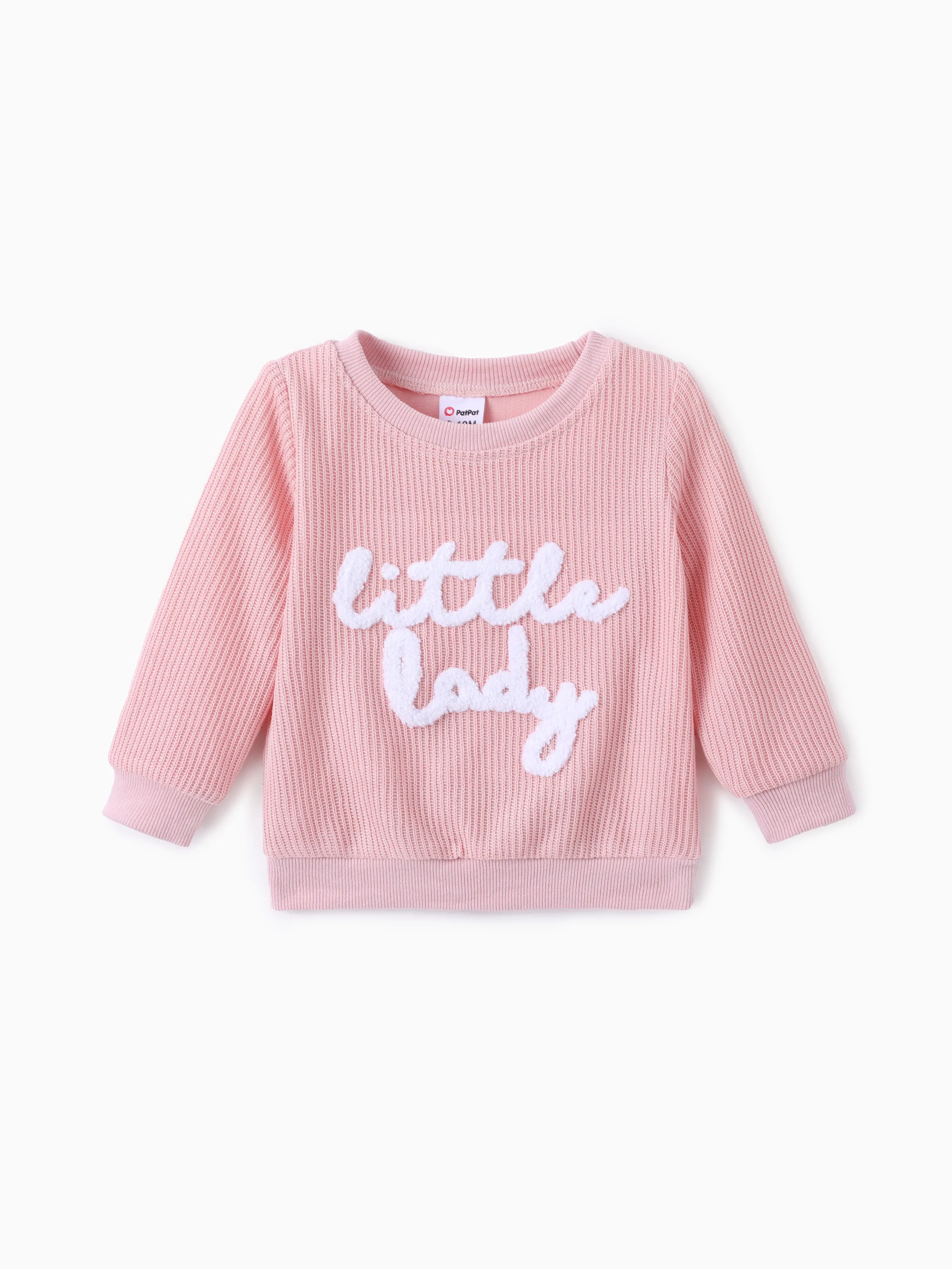 Baby Boy/Girl Clothes Towel Embroidery Letter Sweatshirt