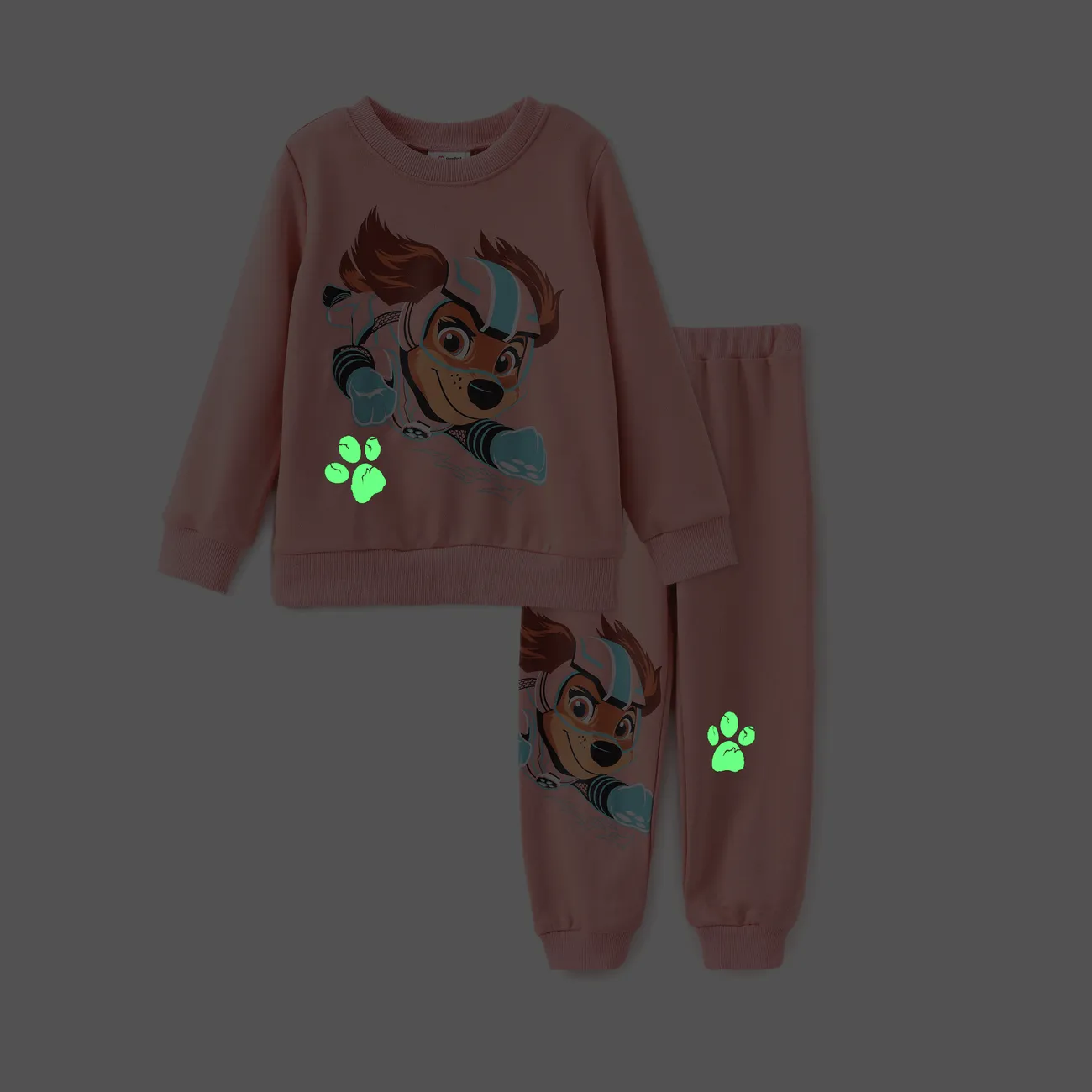 Paw Patrol Toddler Boys/Girls 2pcs Glow in the Dark Sweatshirt and Pants Set