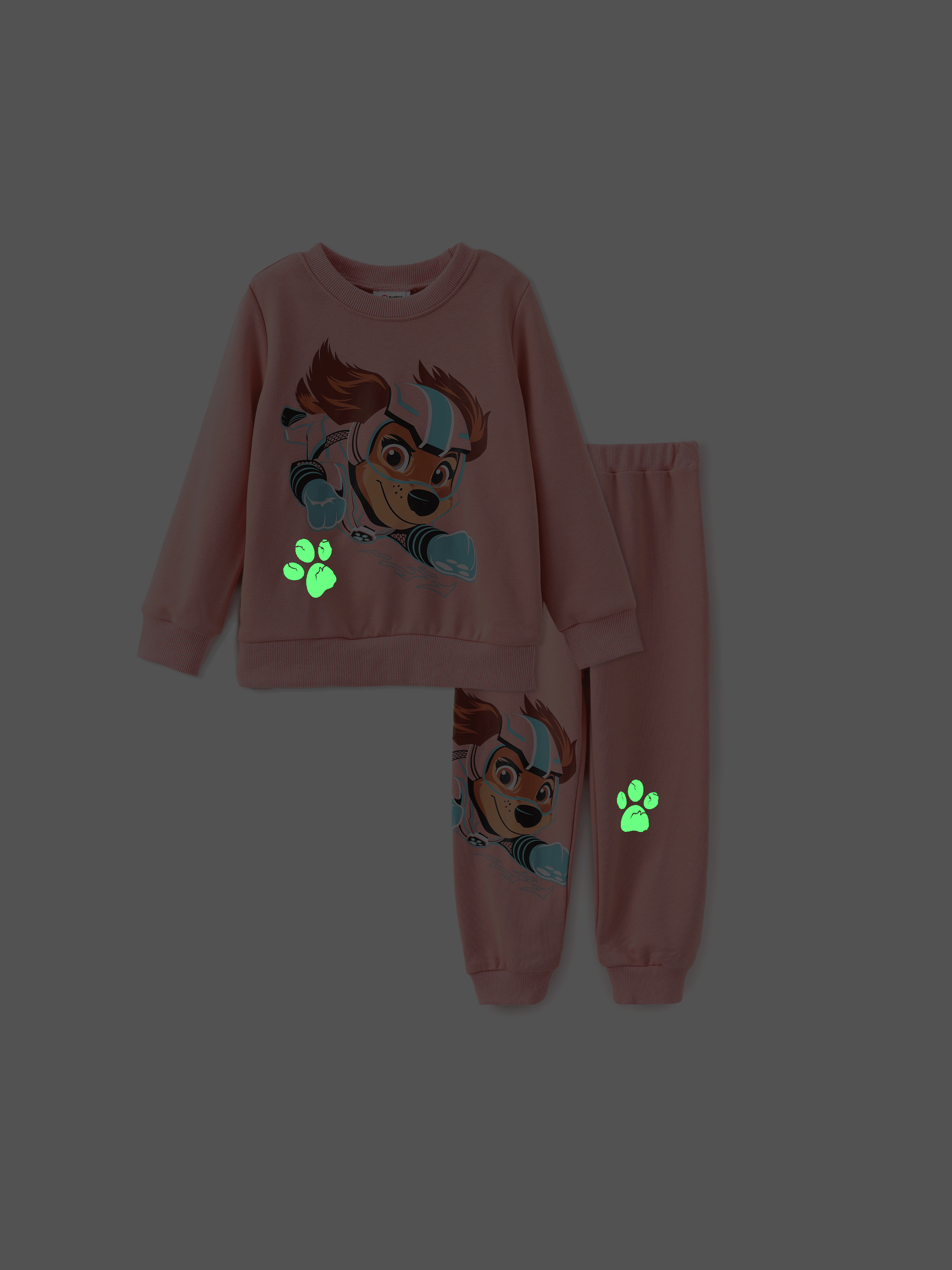 

Paw Patrol Toddler Boys/Girls 2pcs Glow in the Dark Sweatshirt and Pants Set