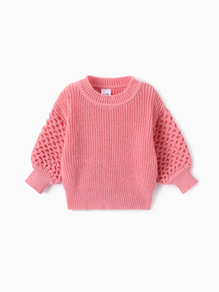 Bébé/Tout-petit Garçon/Fille Pull texturé