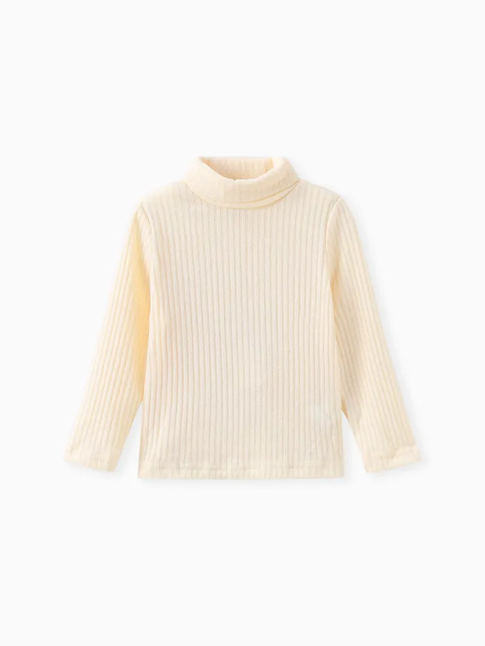 Toddler Boy/Girl Turtleneck Textured Tee