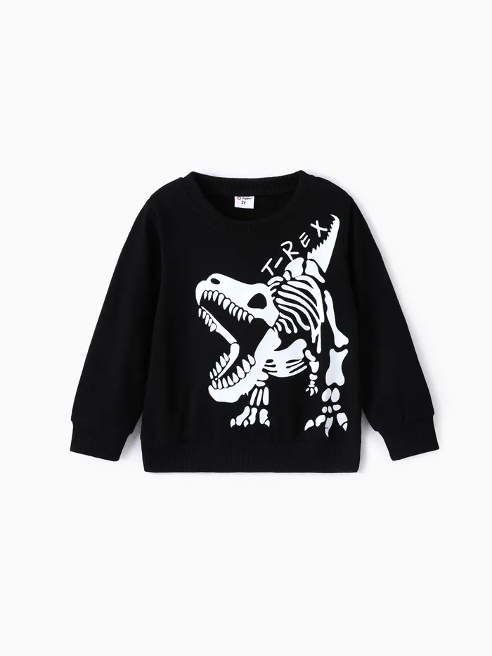 Kleinkind/Kind Junge Dinosaurier Muster Sweatshirt