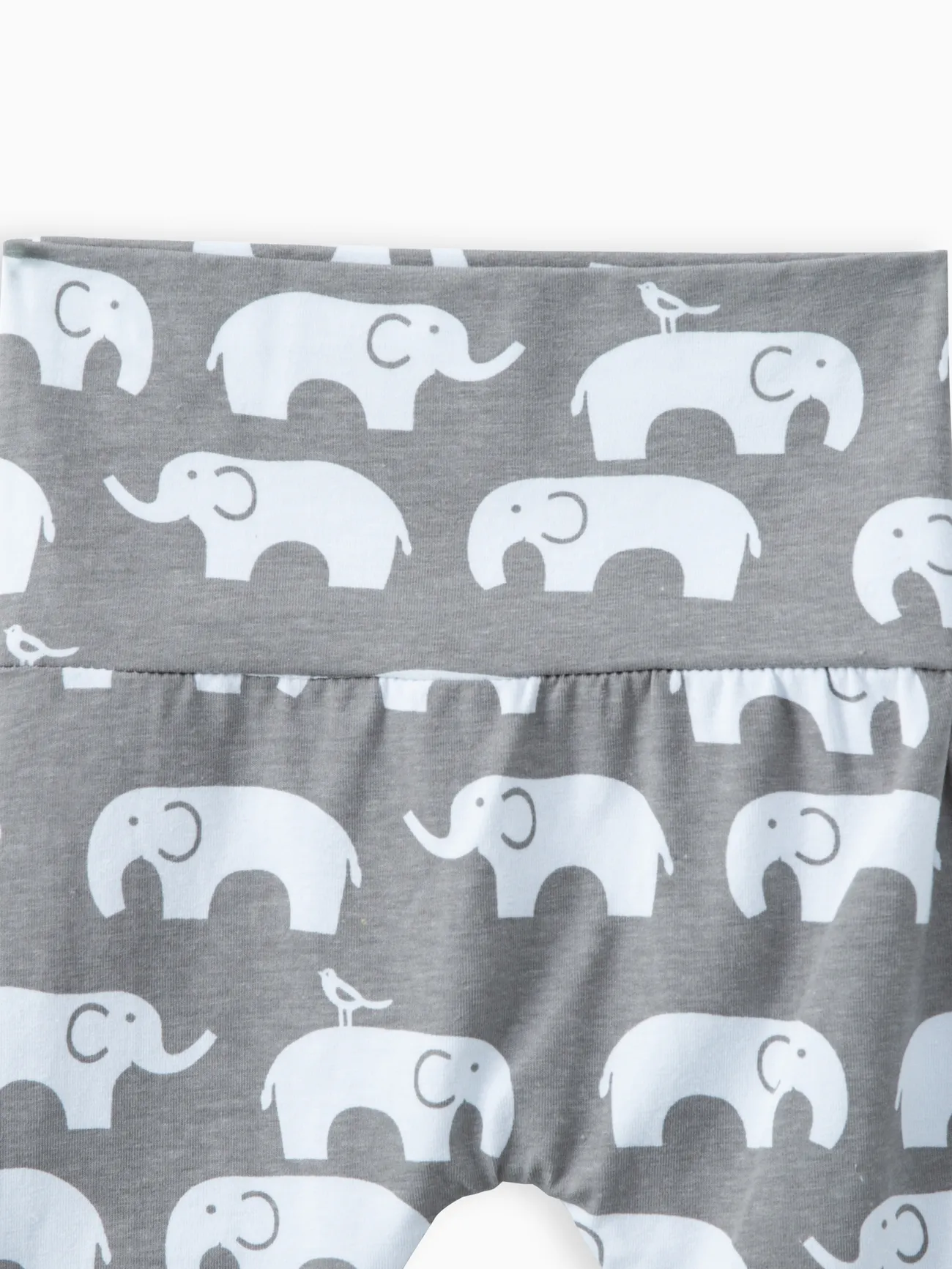 Multi-color - 3pcs Baby Boy/Girl 95% Cotton Long-sleeve Letter and Elephant Print Set - image 8