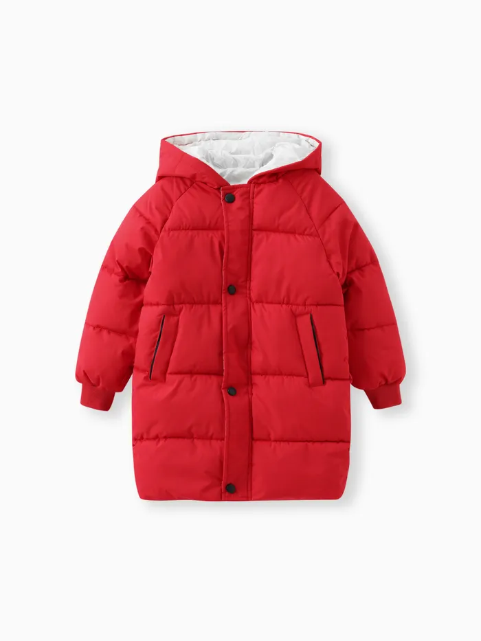 Toddler/Kid Boy/Girl Hooded Long Quilted Puffer Jacket Coat