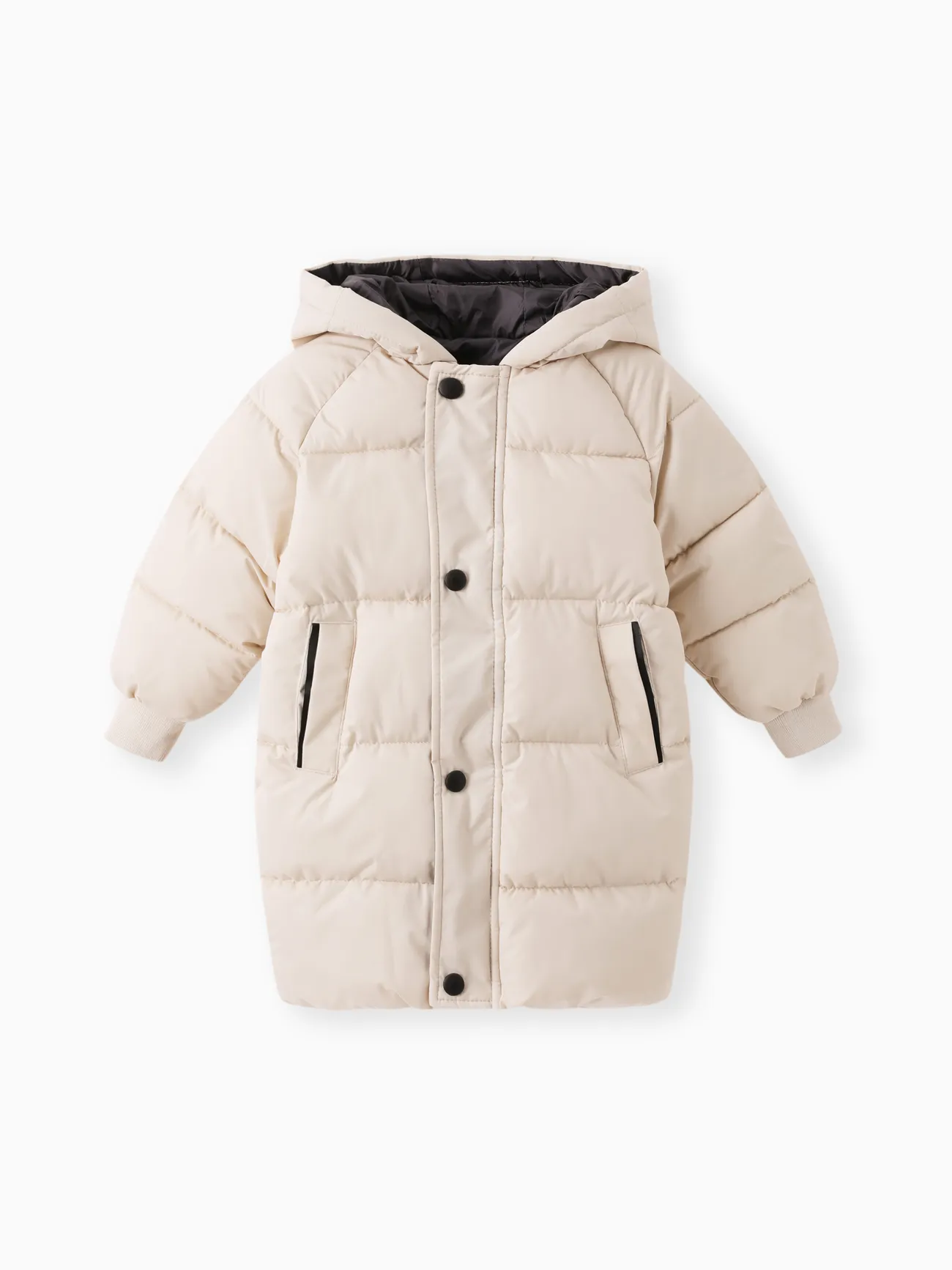 Toddler/Kid Boy/Girl Hooded Long Quilted Puffer Jacket Coat