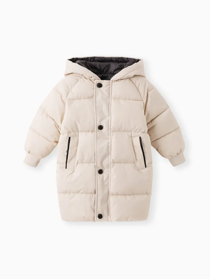 Tout-petit/Enfant Garçon/Fille Manteau Doudoune Longue Matelassée Capuche