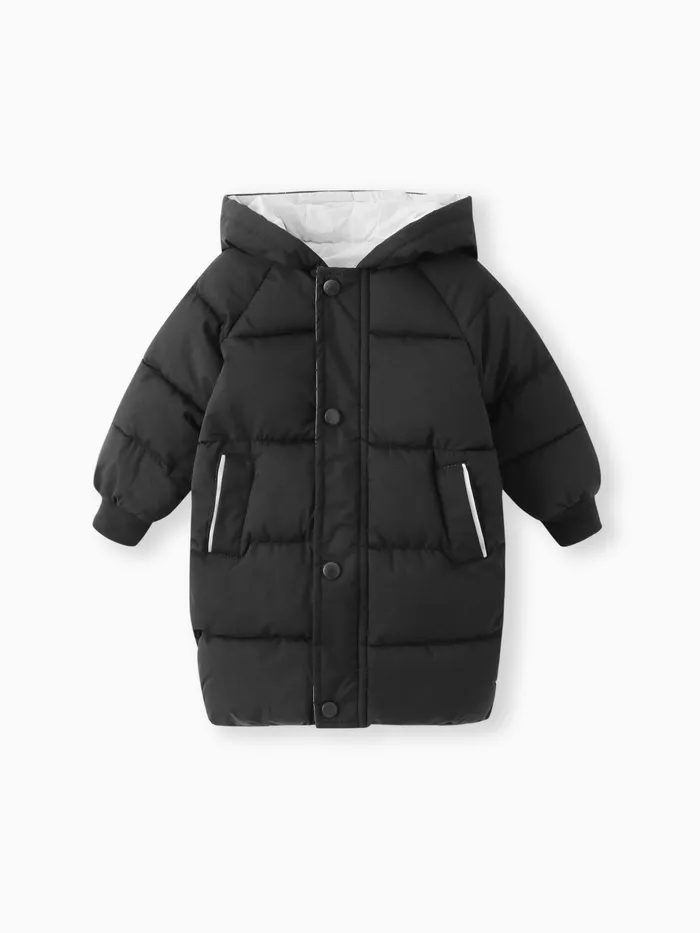 Tout-petit/Enfant Garçon/Fille Manteau Doudoune Longue Matelassée Capuche