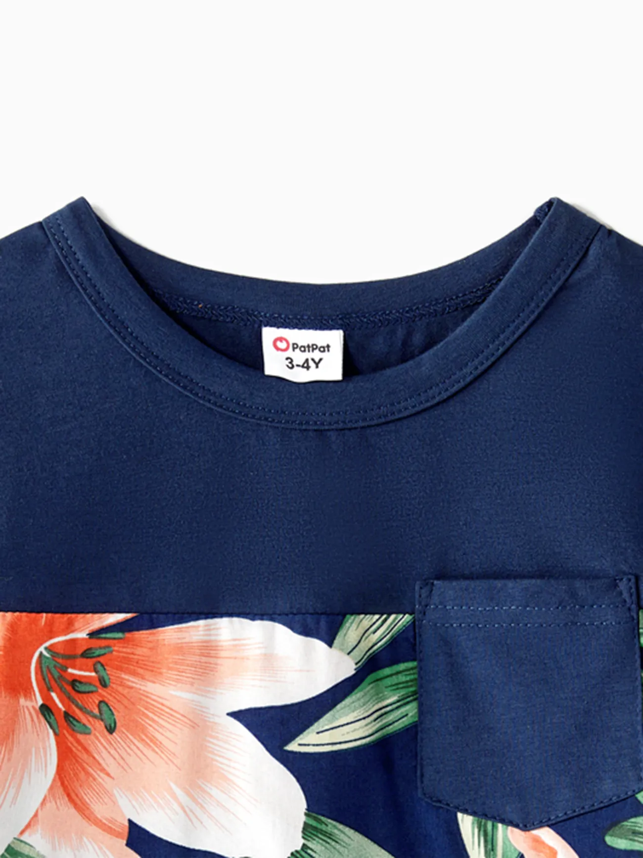 Boy - Tropical Vacation Outfits with Plant and Flower Print – Matching Shirts and Dresses - royalblue - image 18