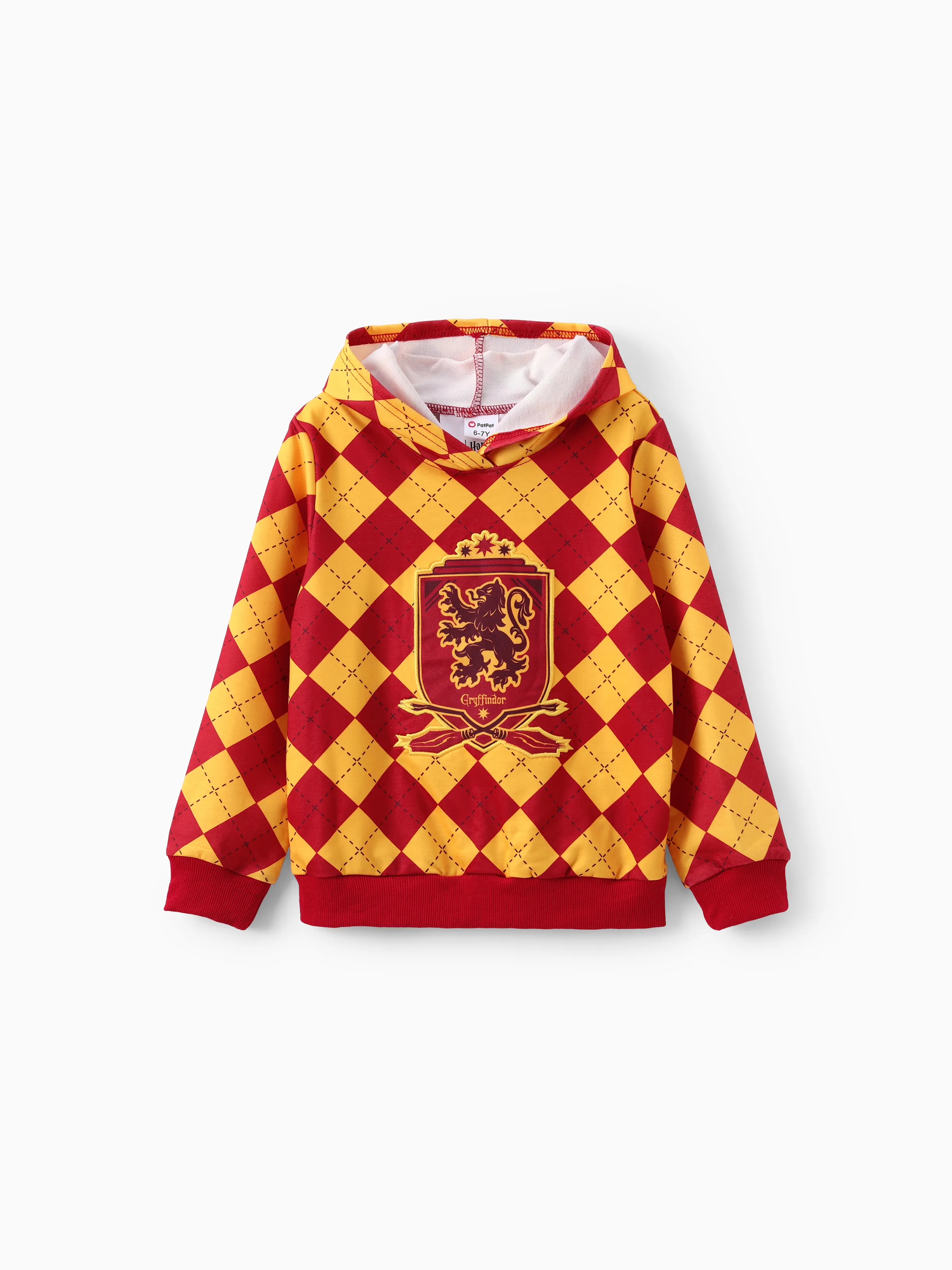 

Harry Potter Kid Girl/Boy 1pc Plaid Badge Hoodie