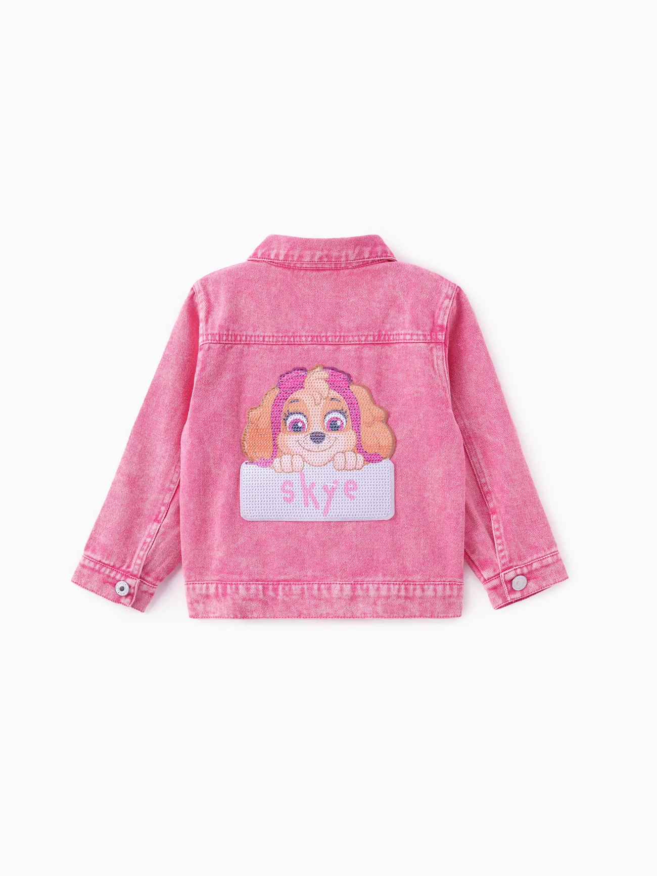 

PAW Patrol Toddler/Kid Girl/Boy Skye Chase Embroidered Sequin Denim Jacket