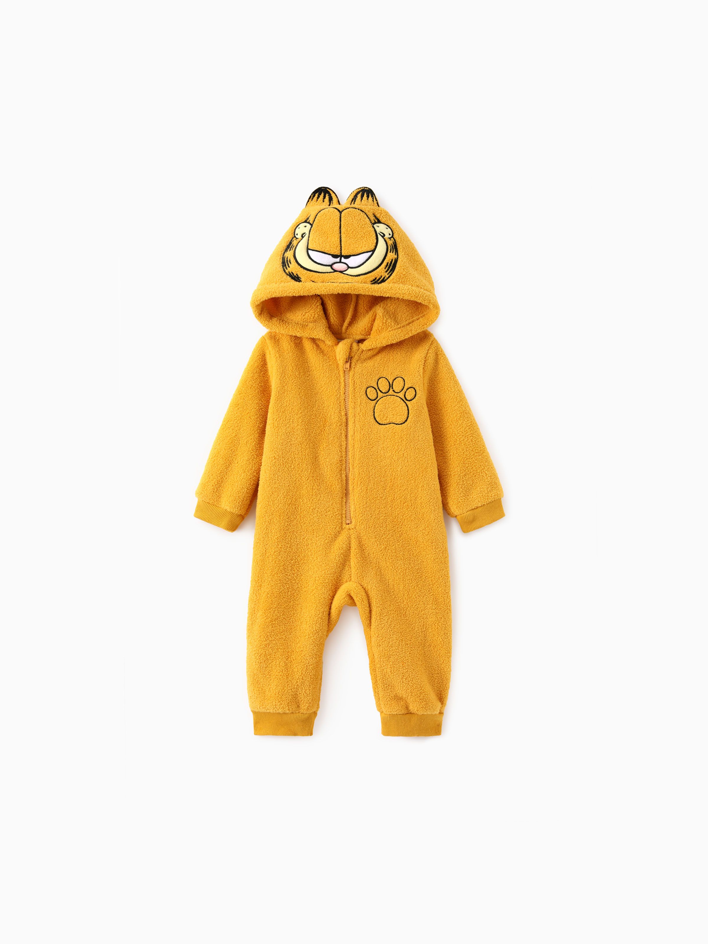 

Garfiel Baby Girl/Boy Cosply Fleece Long-sleeve Hooded Jumpsuit