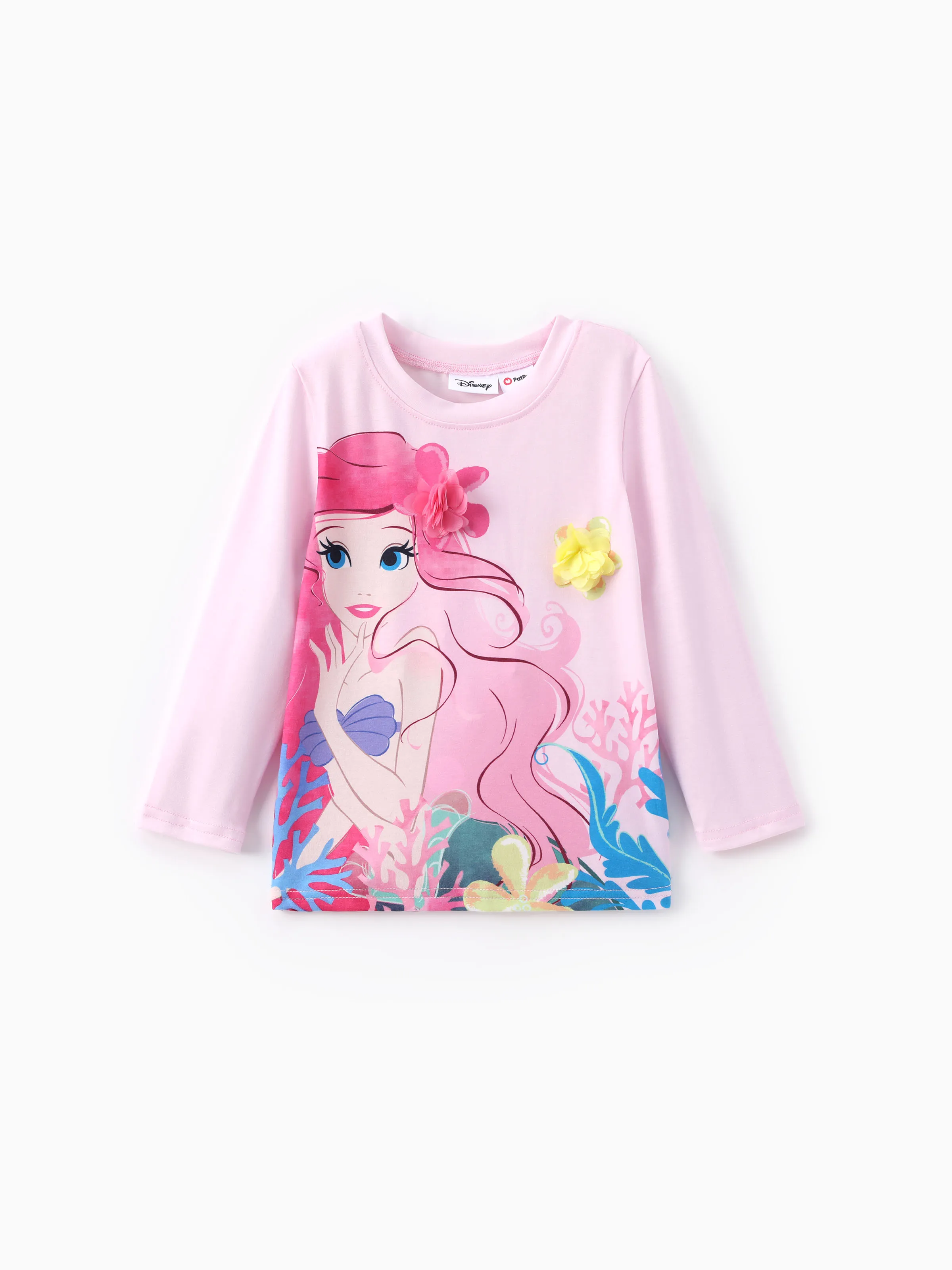 

Disney Princess Toddler Girl 1pc Snow White 3D Flower Long-sleeve T-shirt