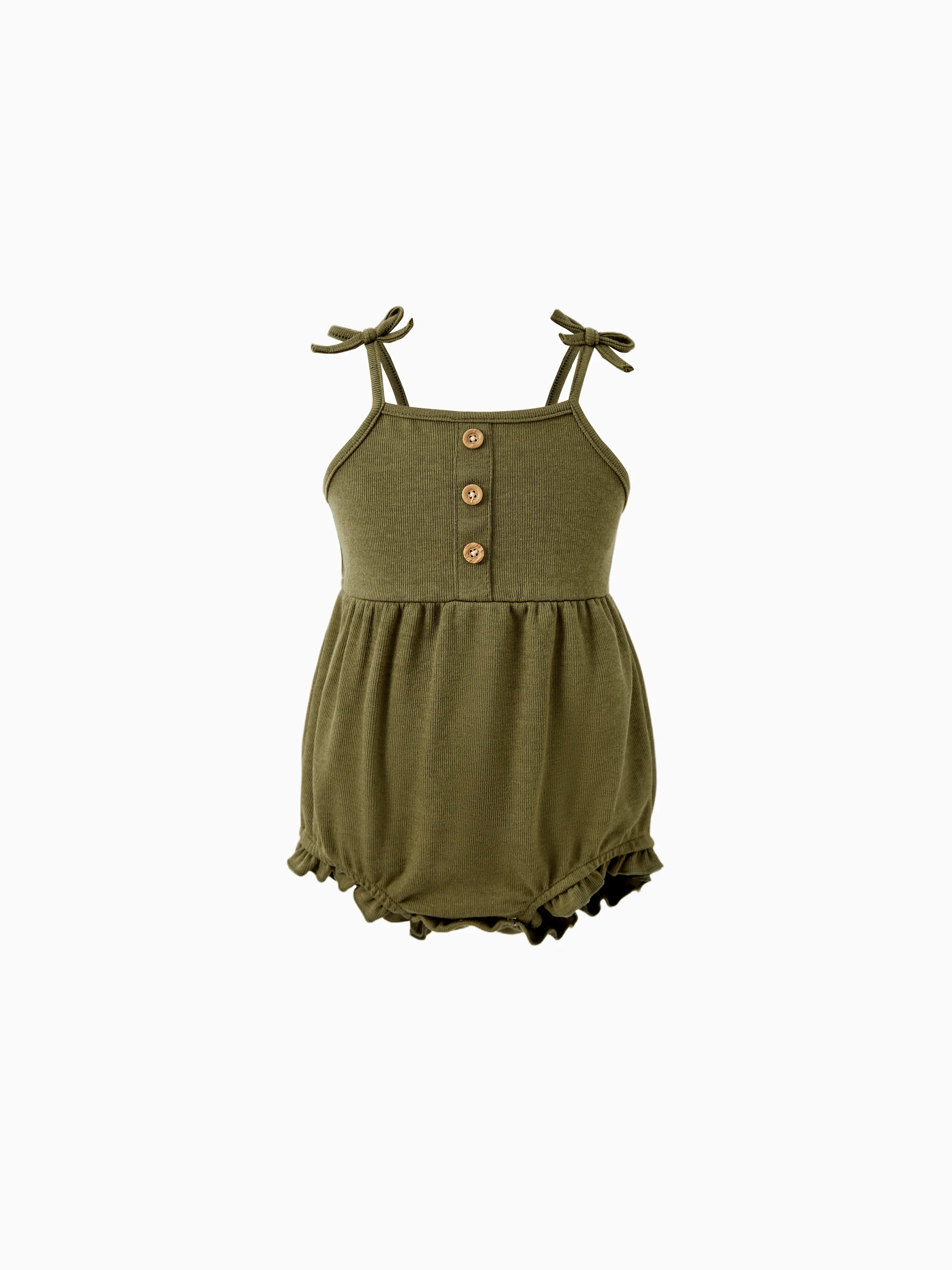 

Mommy and Me Army Green Cross Halter Body-con Sleeveless Dress