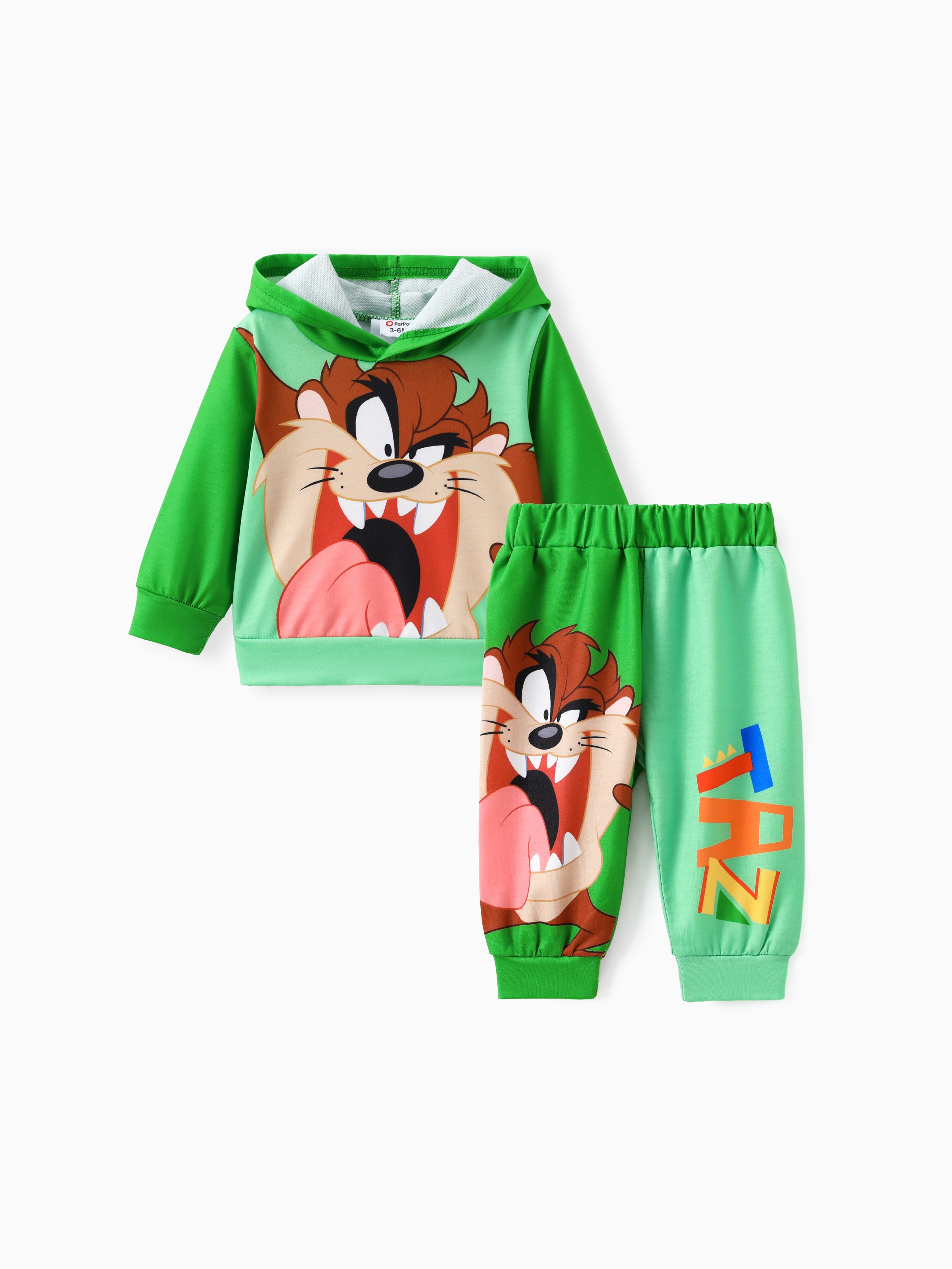 

Looney Tunes Baby Boy/Girl Long-sleeve Graphic Hoodie and Sweatpants Set