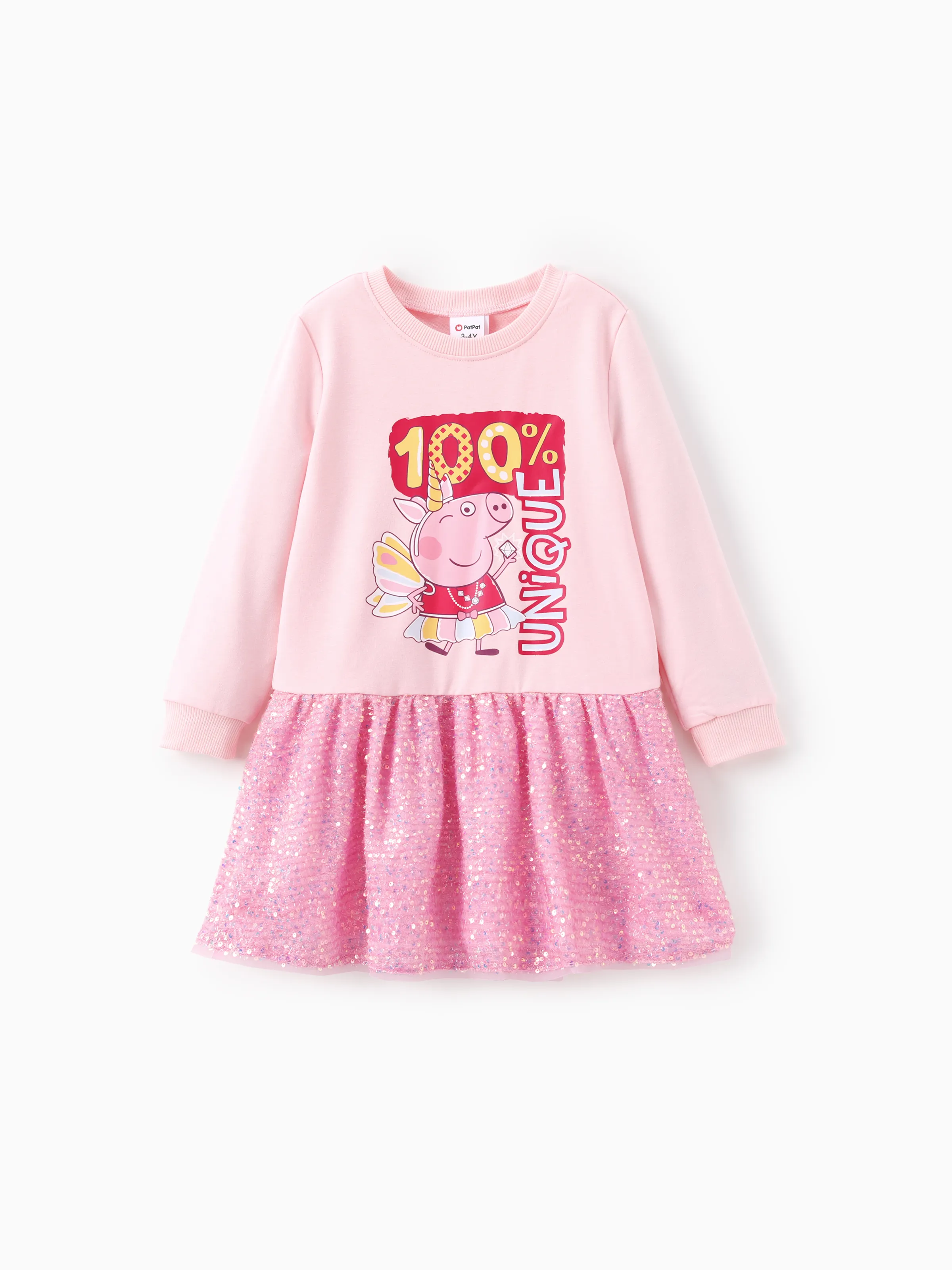 

Peppa Pig Toddler Girl Butterfly Sequin Dress