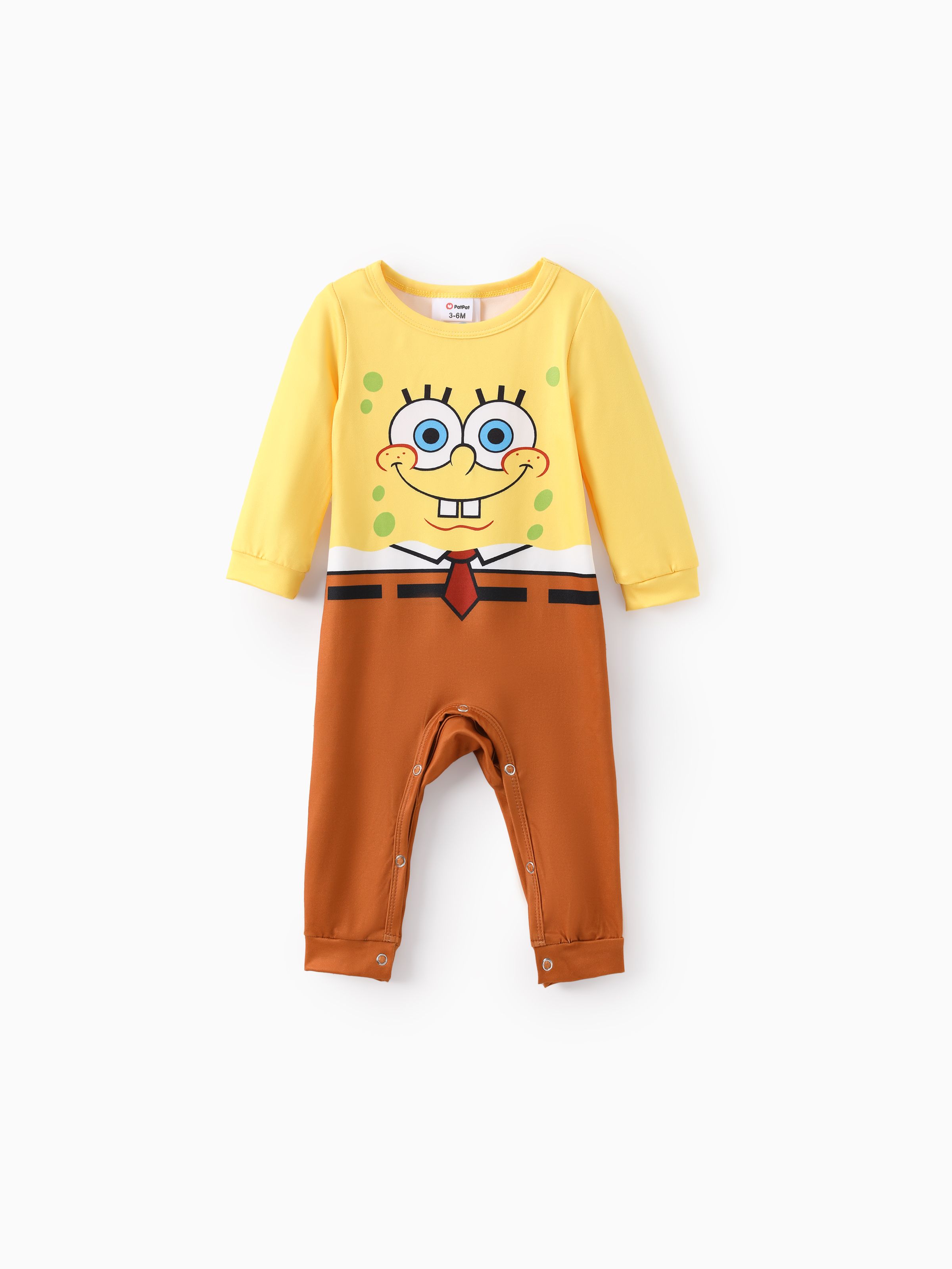 

SpongeBob SquarePants Baby Girl/Boy Halloween Long-sleeve Cosplay Jumpsuit