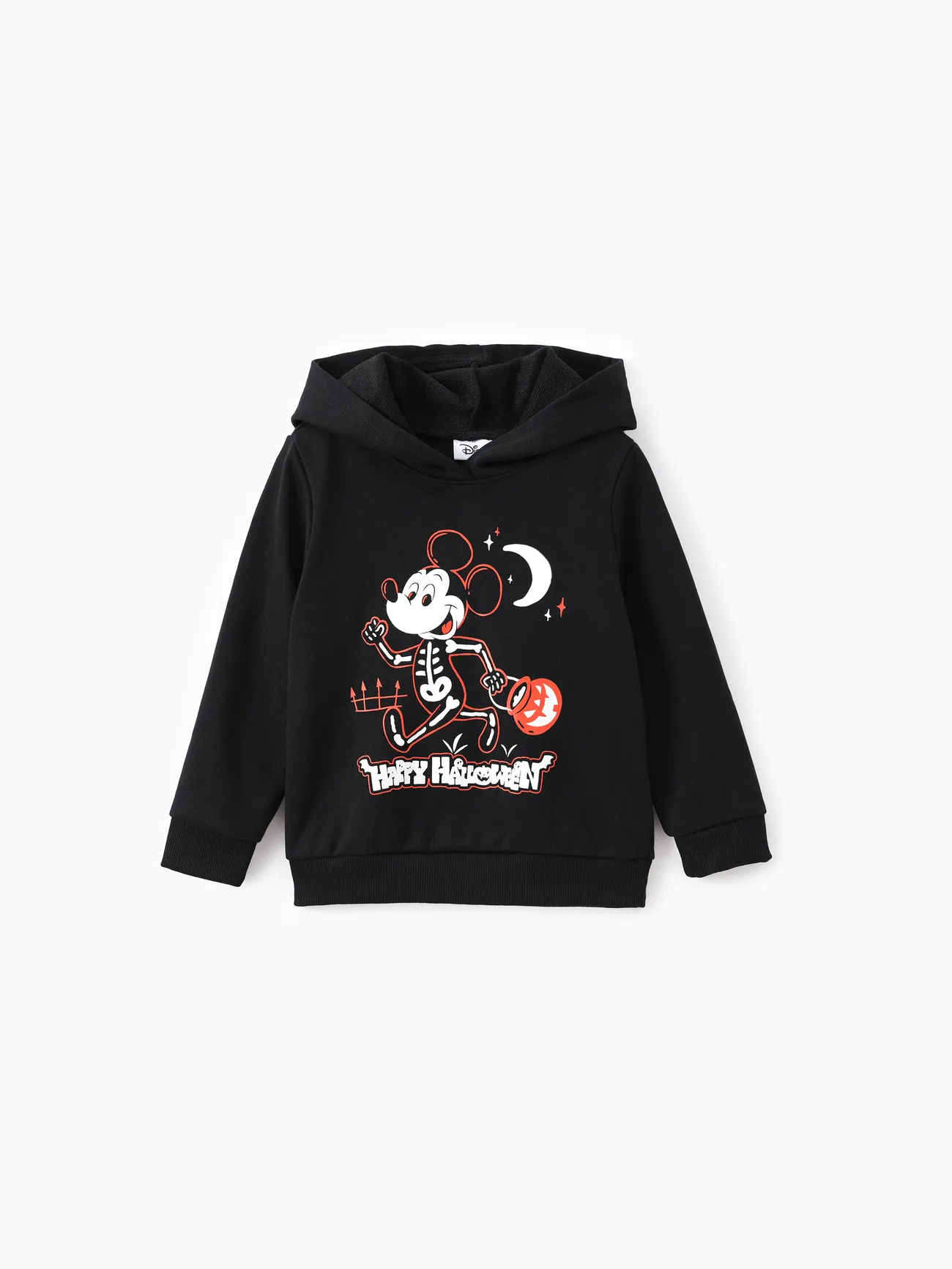 

Disney Mickey and Friends Family Matching Halloween Glow in the Dark Skeleton Pumkin Hoodie/Jumpsuit