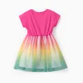 Go-Glow Disney Princess Illuminating Multicolored Gradient Dress with Light Up Layered Tulle Skirt Including Controller (Built-In Battery) Roseo image 4