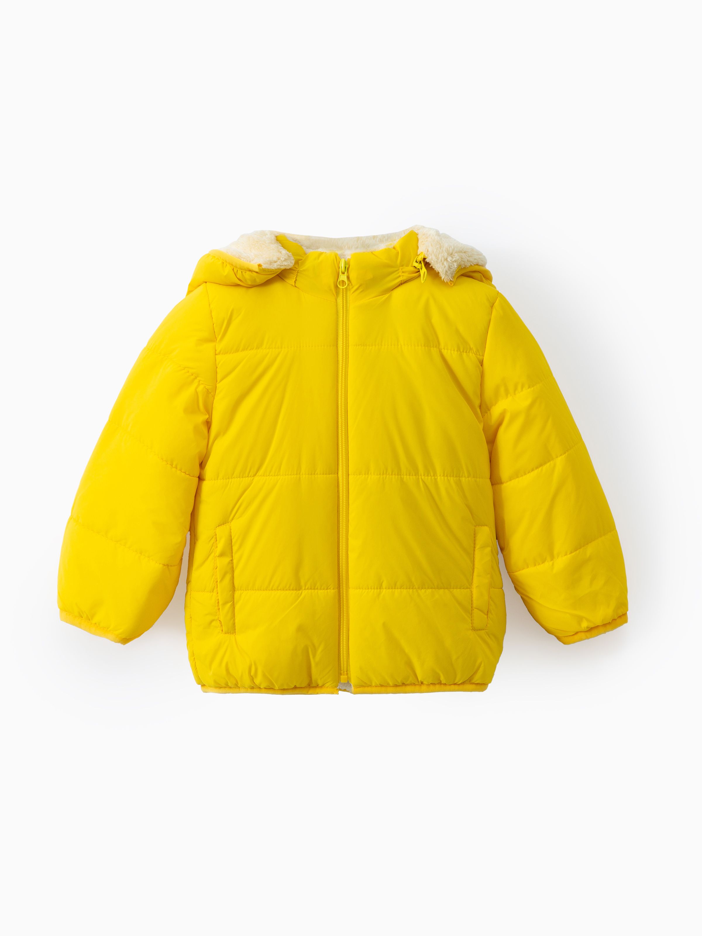 

Toddler Boy/Toddler Girl Fleece-lining Quilted Puffer Jacket