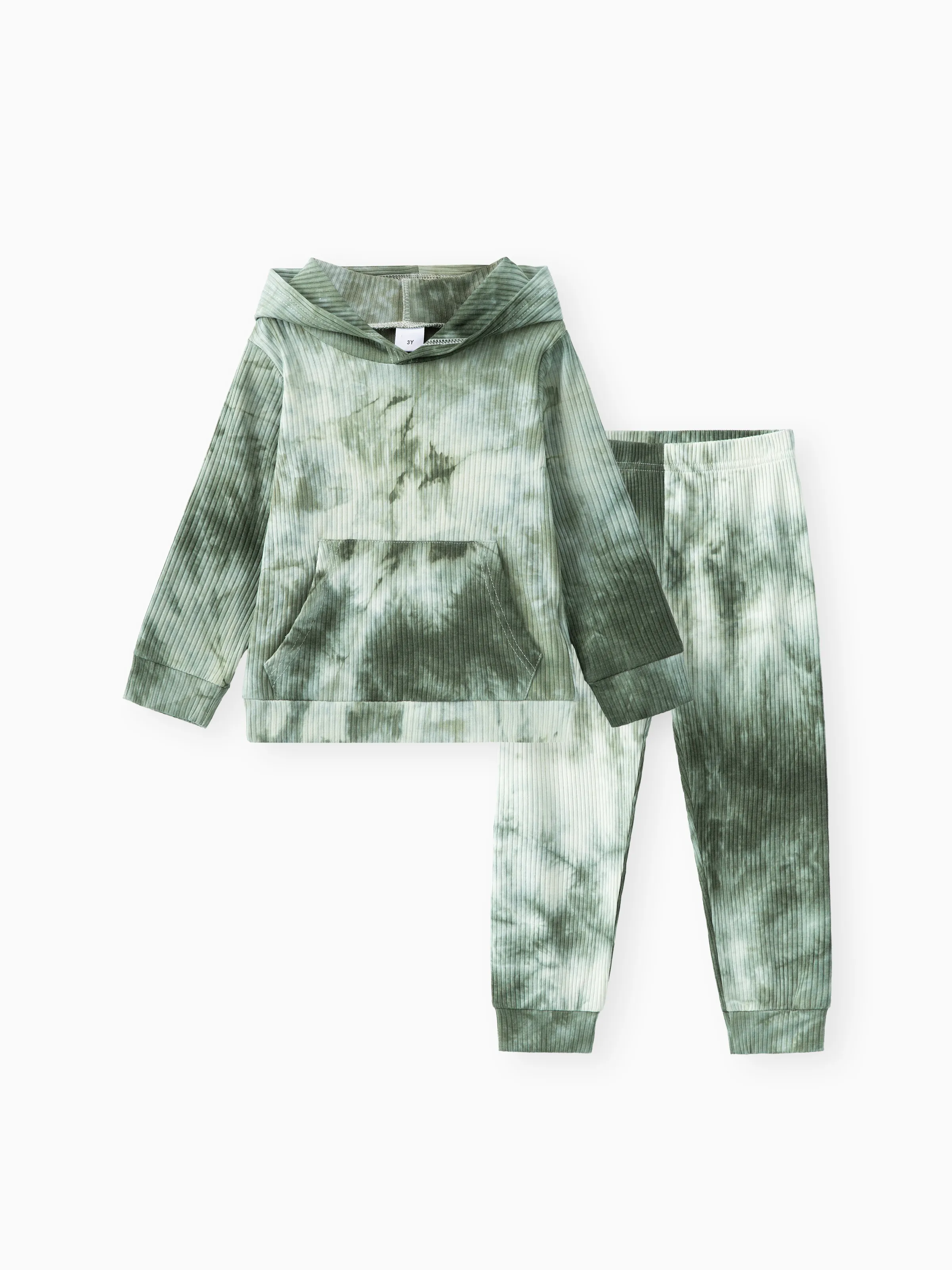 

2-piece Toddler Girl/Boy Tie Dye Hoodie Sweatshirt and Pants Set