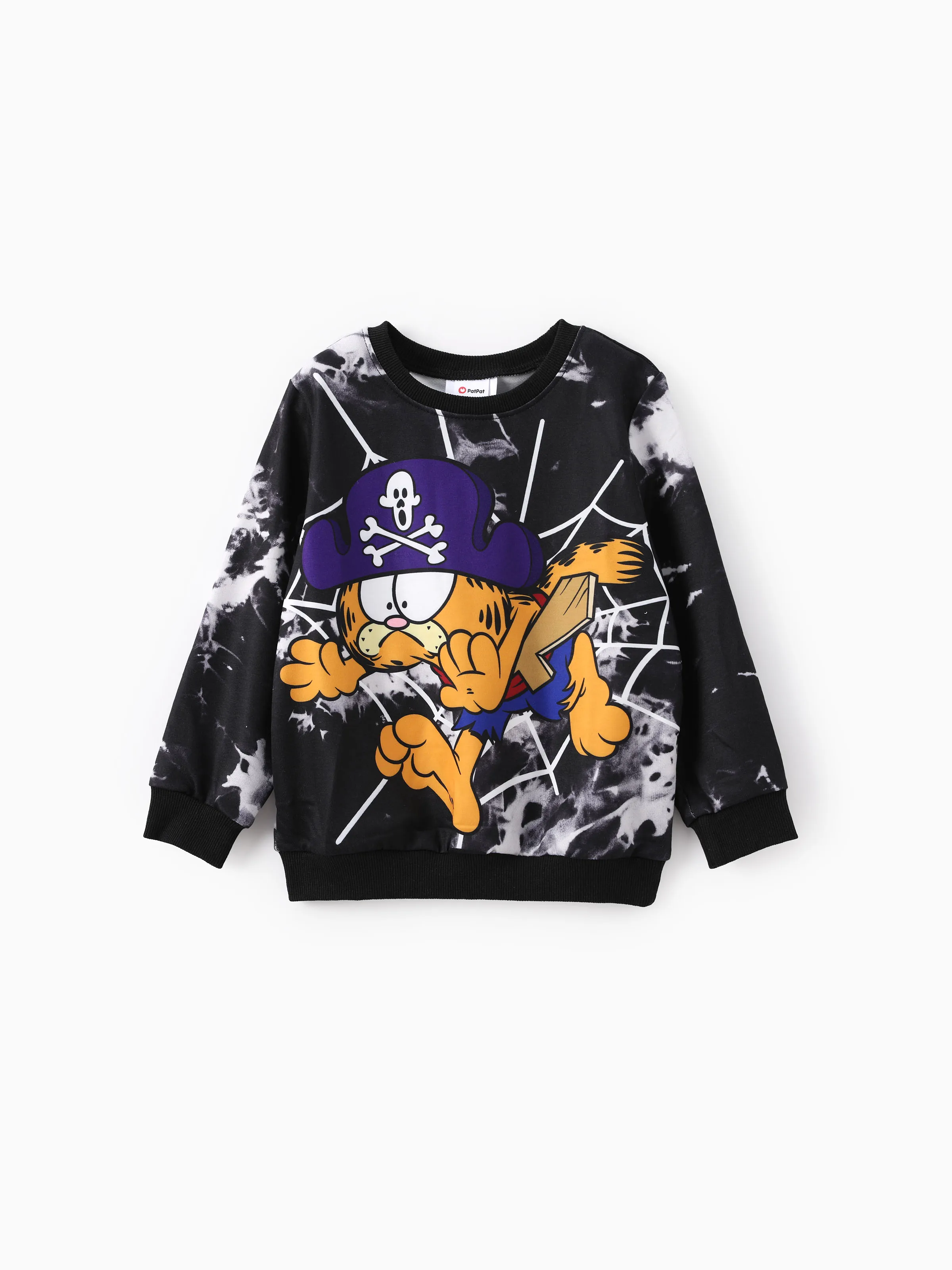 

Garfield Family Matching Halloween Pirate Spider Web Tye-die Sweatshirt/Jumpsuit