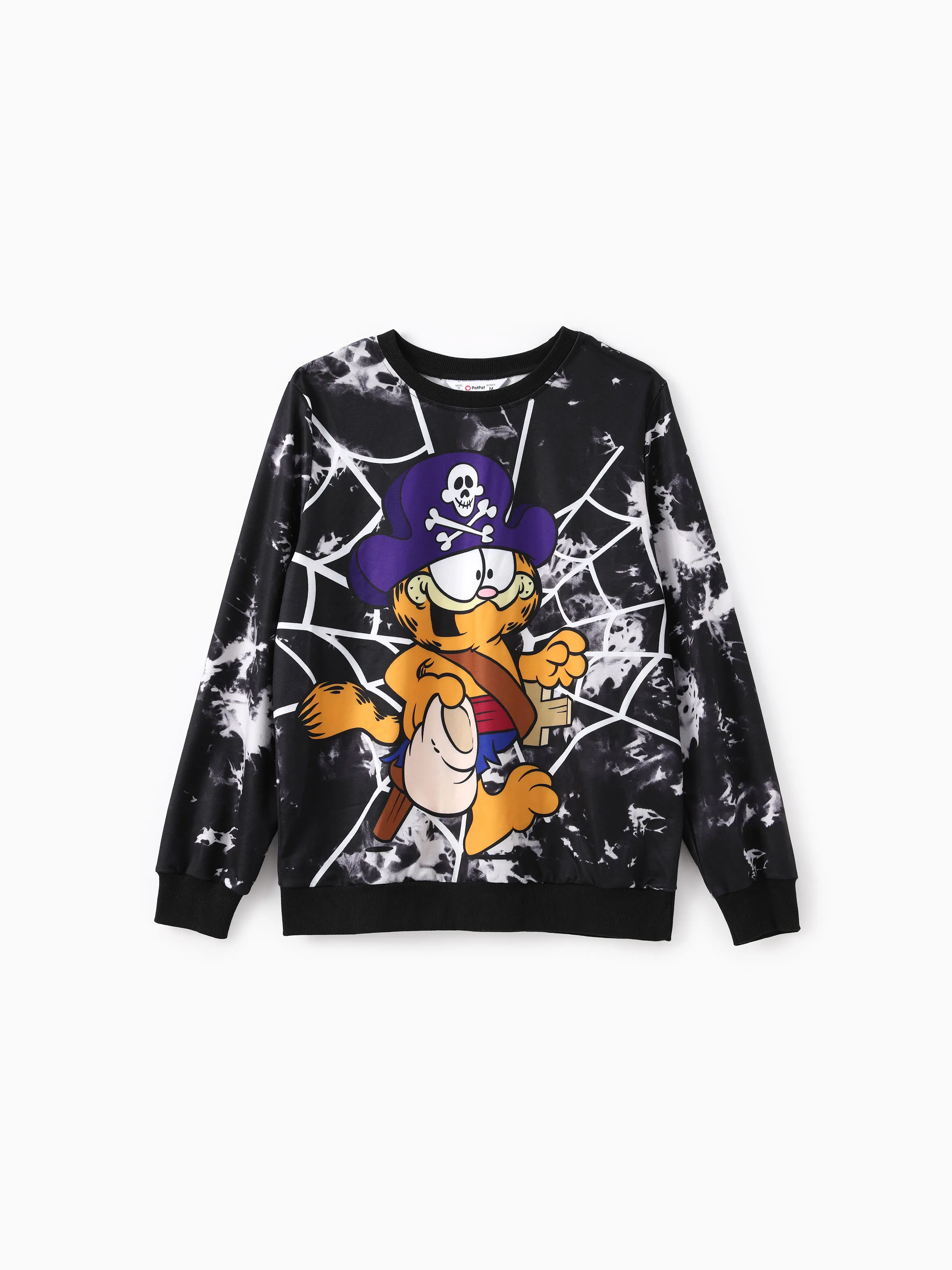 

Garfield Family Matching Halloween Pirate Spider Web Tye-die Sweatshirt/Jumpsuit