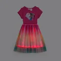 Go-Glow Disney Princess Illuminating Multicolored Gradient Dress with Light Up Layered Tulle Skirt Including Controller (Built-In Battery) Roseo image 2